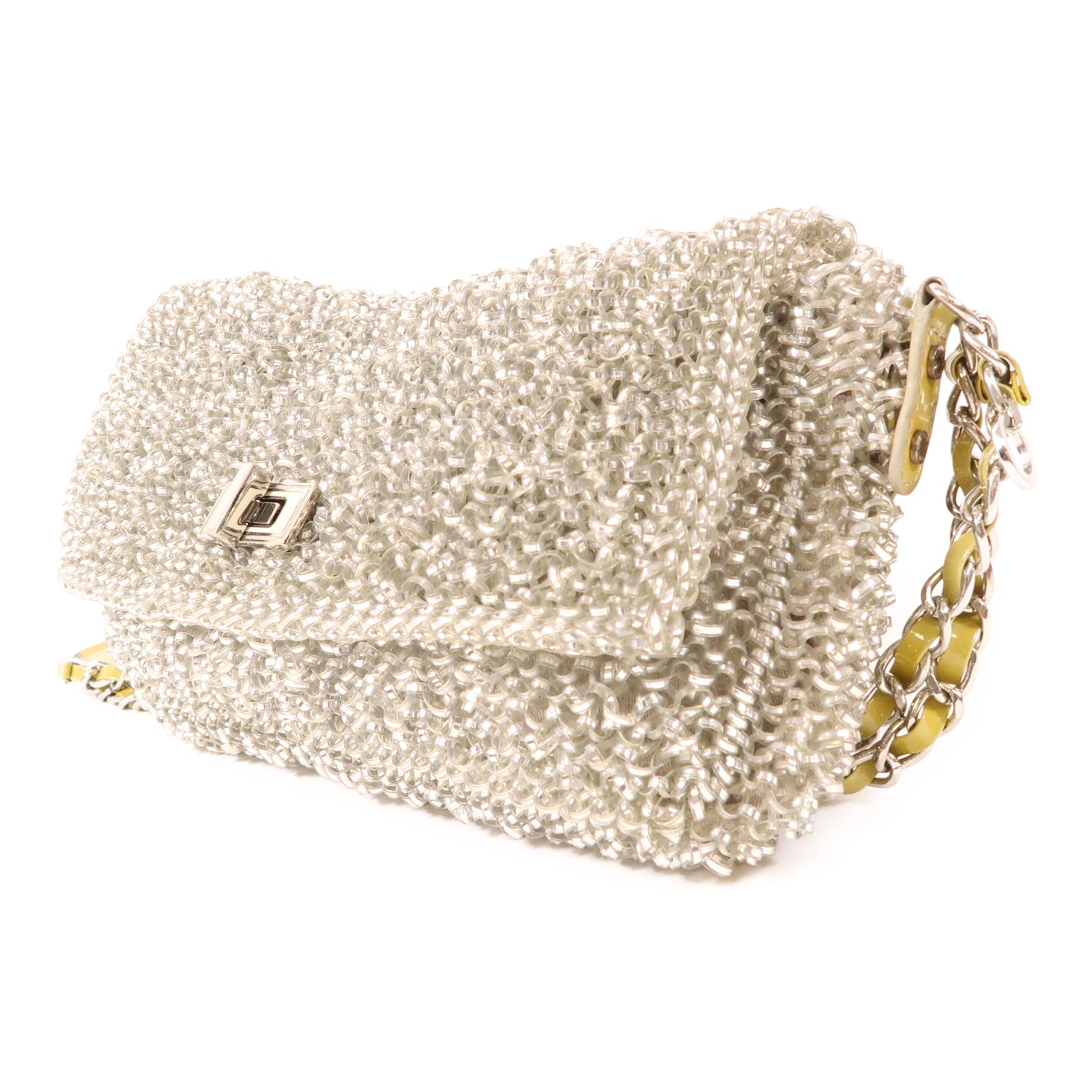 ANTEPRIMA PVC Wire Bag銀扣鏈帶肩背袋