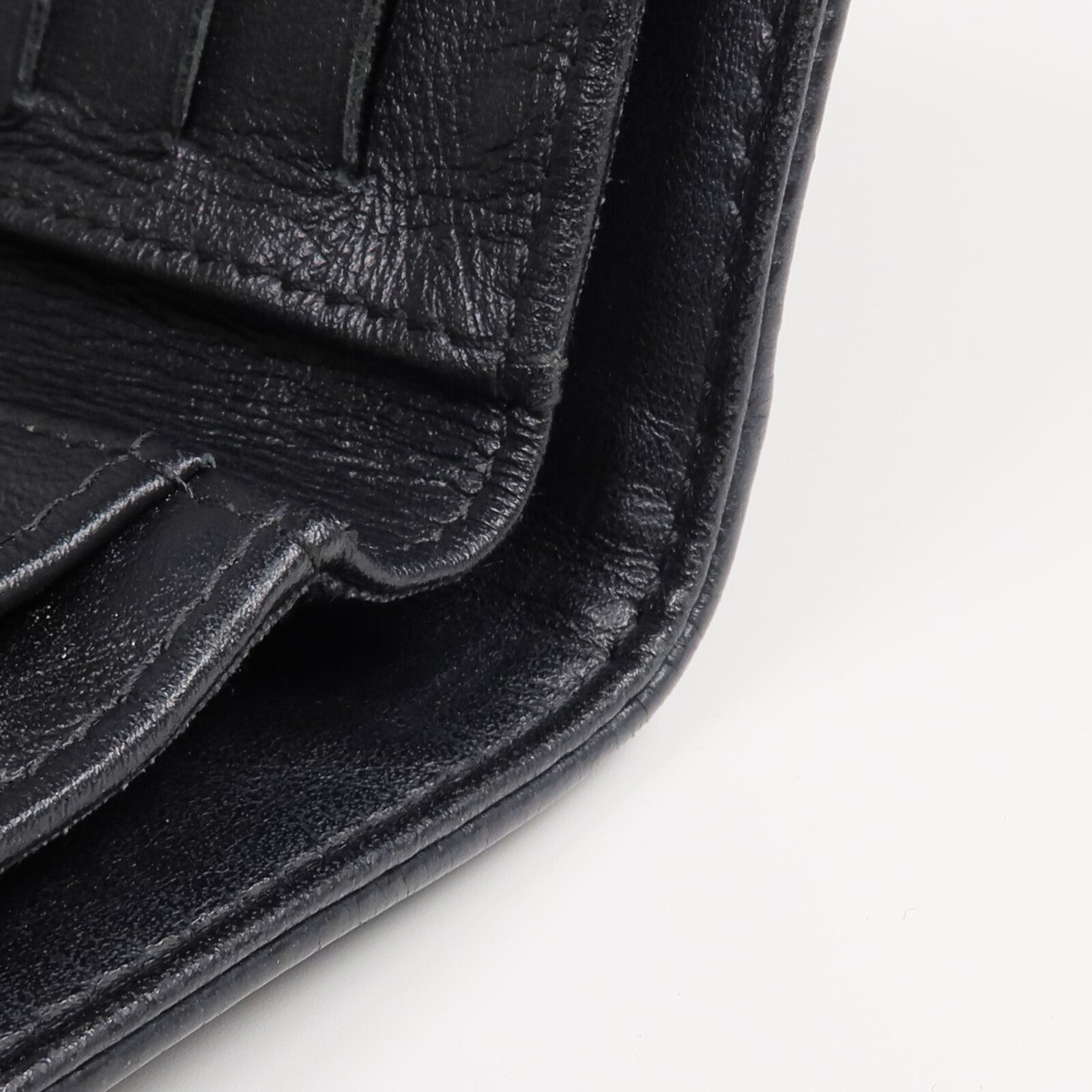 CHANEL 牛皮皮革Wallet金扣錢包