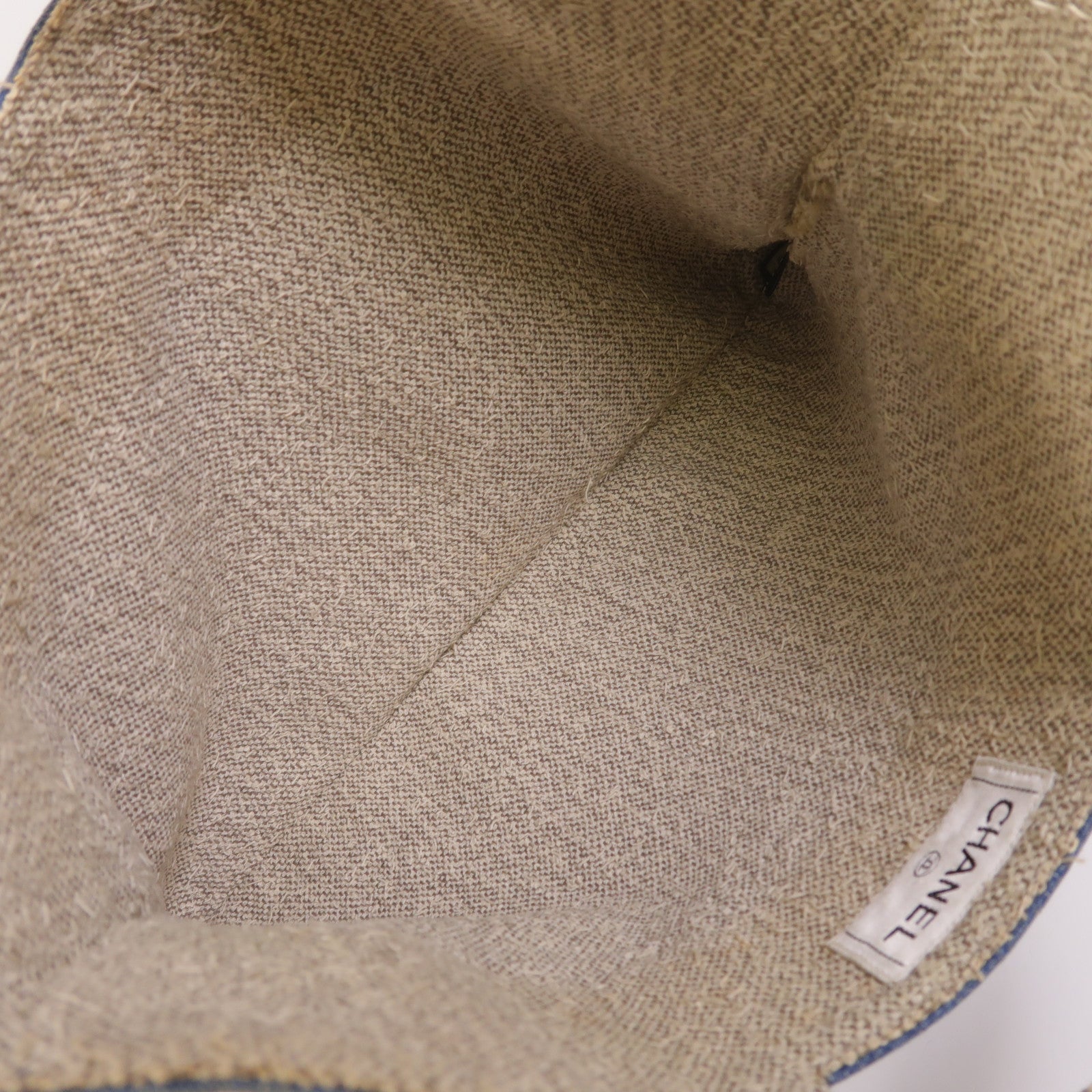 CHANEL 牛仔布Vintage Bag手挽袋