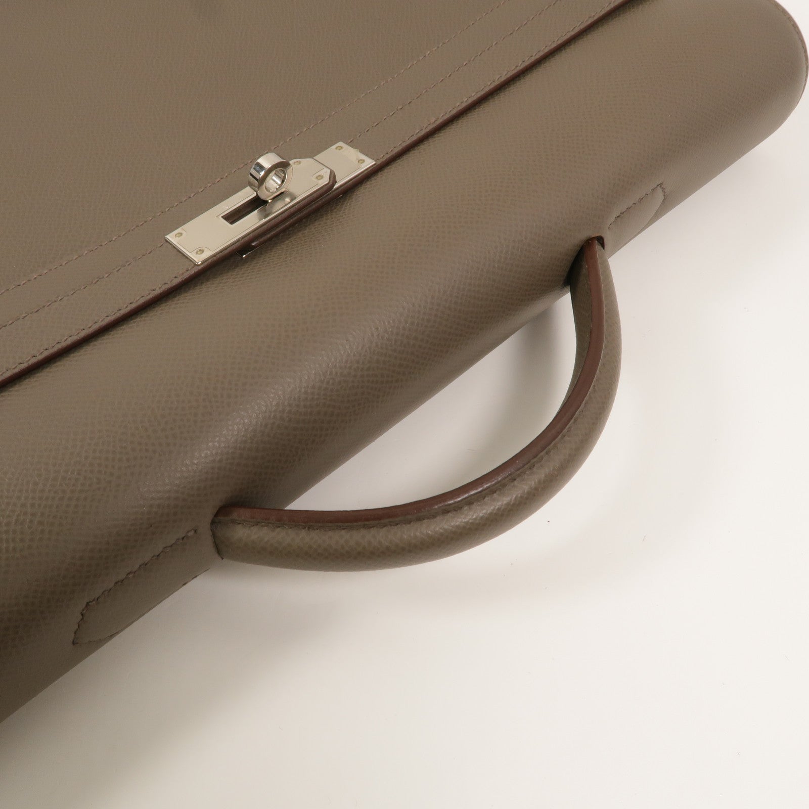 HERMES Epsom皮革Kelly Depeches 36手拿包Etain