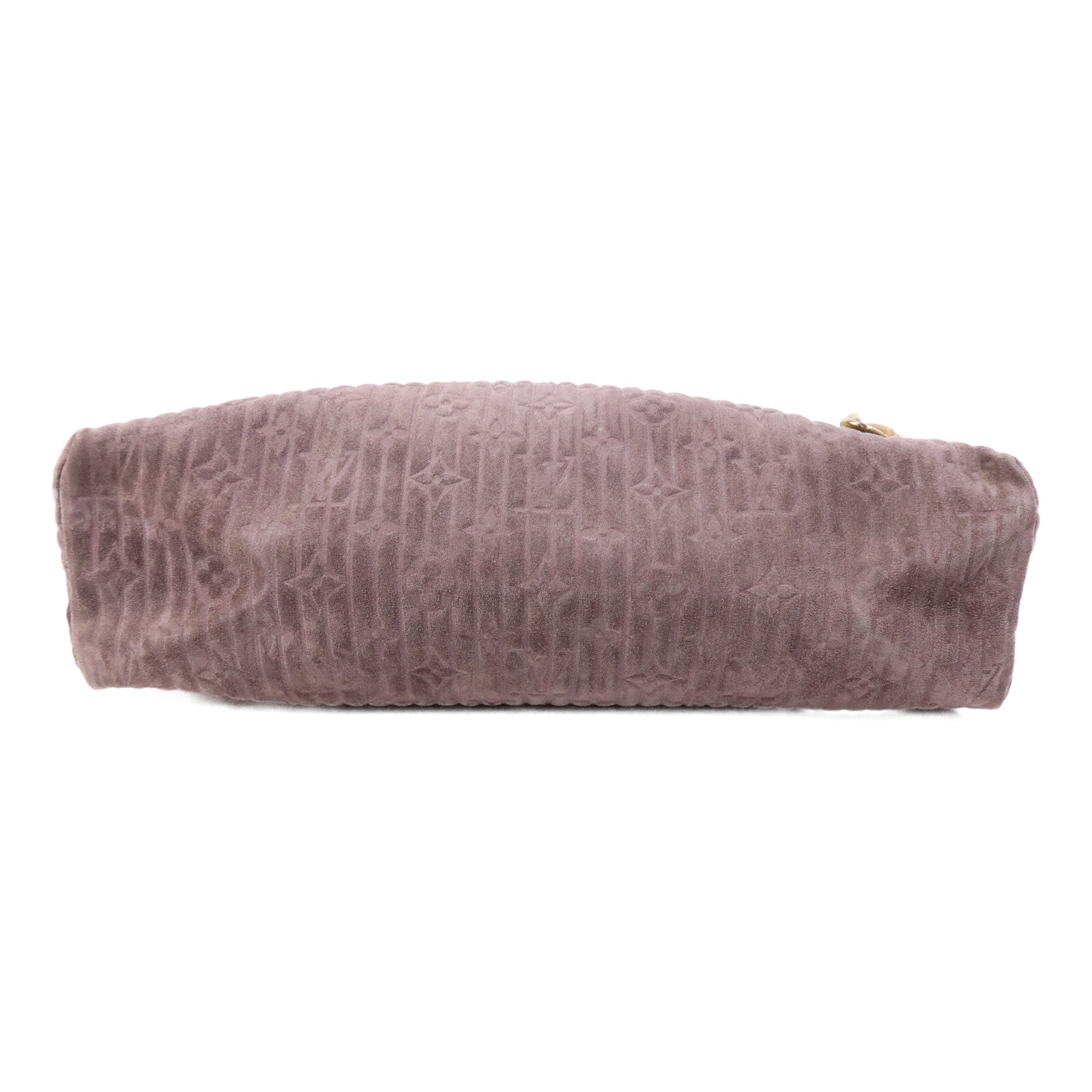 LOUIS VUITTON 【激減優惠】麂皮皮革/蛇皮Monogram Suede Whisper金扣肩背袋