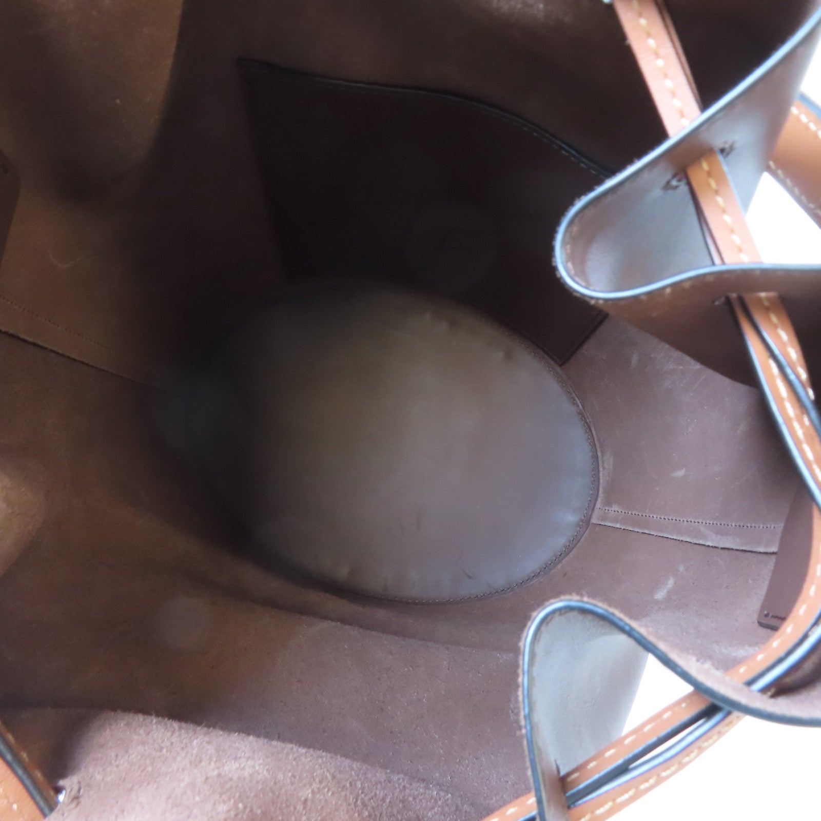 LOEWE【激減優惠】 牛皮皮革Balloon Bag金扣手挽肩背兩用袋啡色