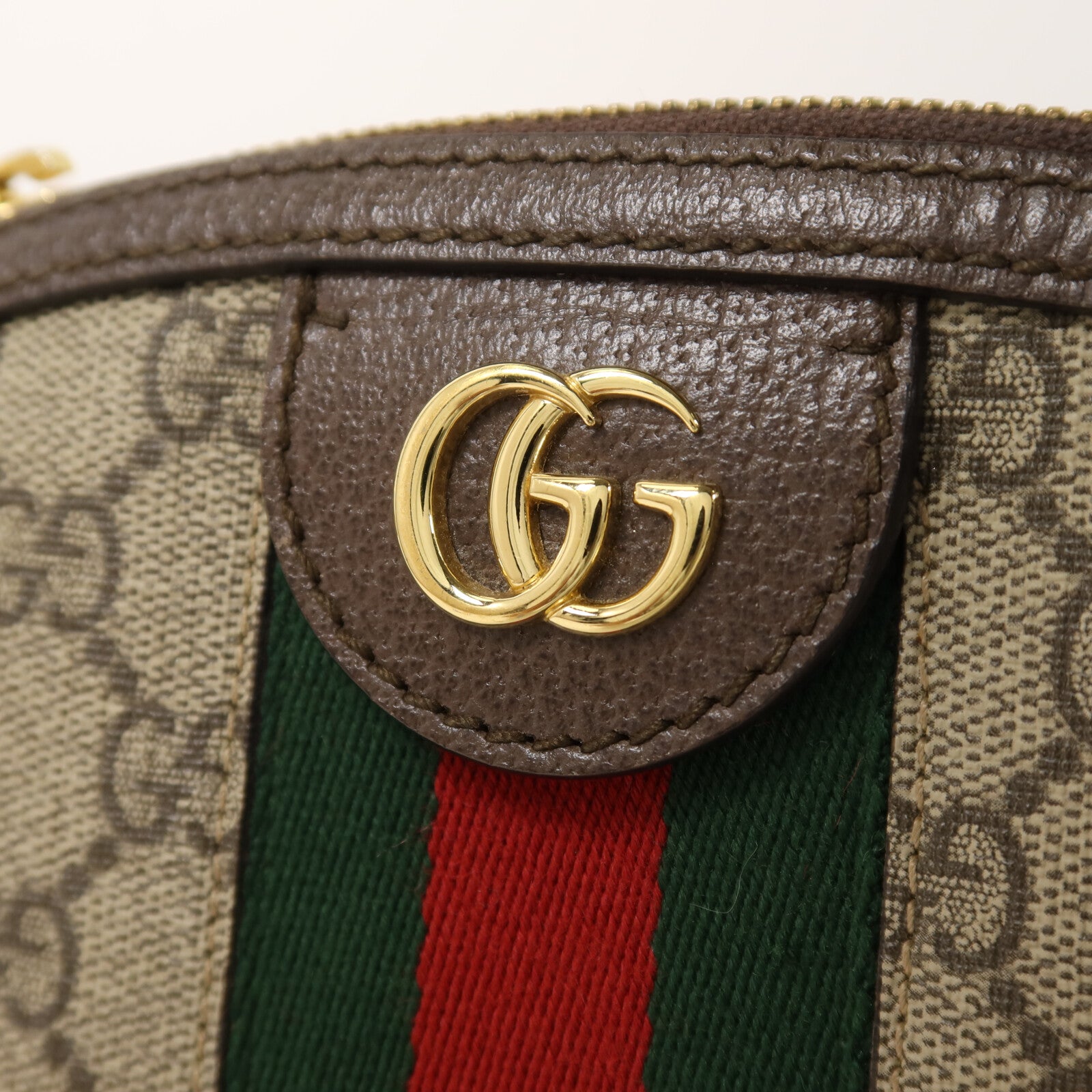 GUCCI 塗層帆布Ophidia Shoulder Bag肩背袋
