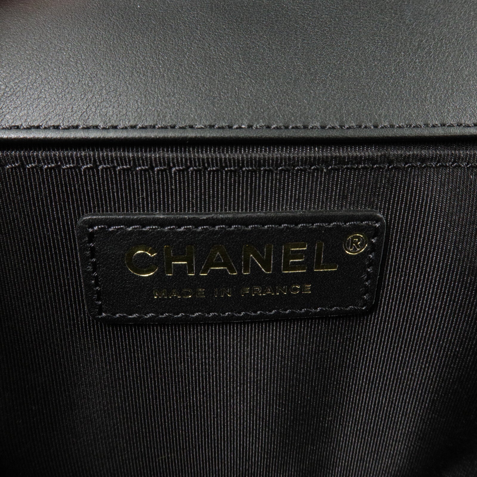CHANEL 羊皮皮革Boy 25鏈帶手挽肩背兩用袋