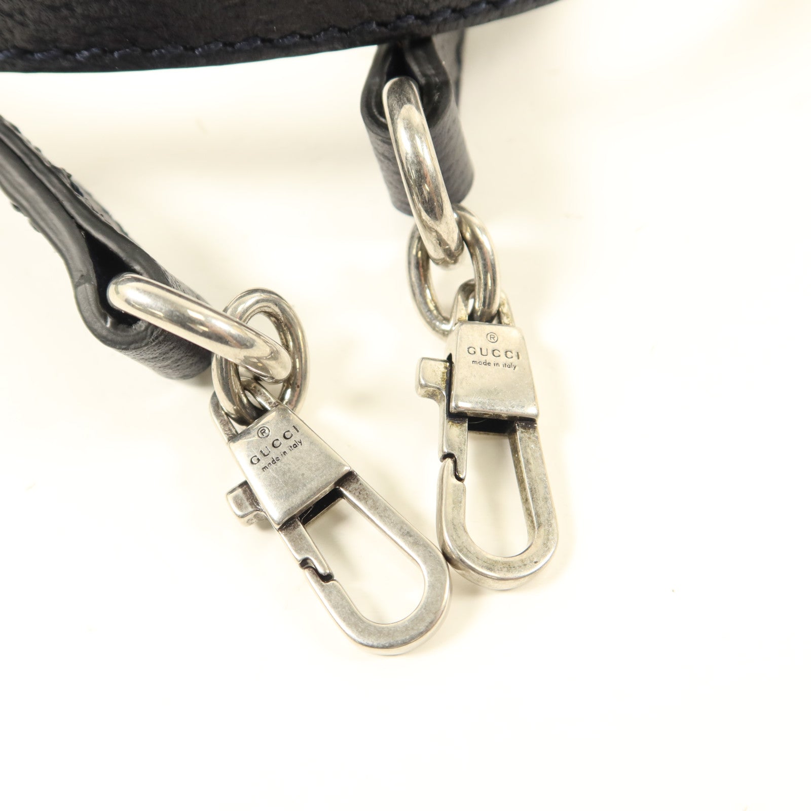 GUCCI 塗層帆布Interlocking G Mini Tote Bag銀扣手挽肩背兩用袋