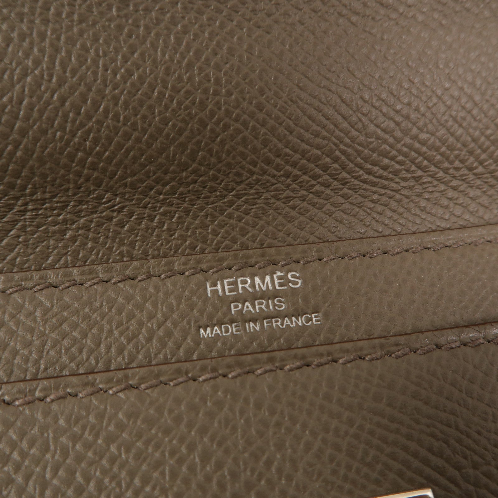 HERMES Epsom皮革Kelly Depeches 36手拿包Etain
