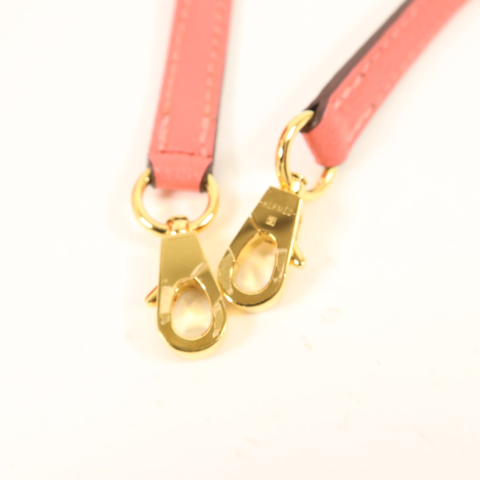 HERMES Chevre皮革Mini Kelly II手挽肩背兩用袋Rose Extreme