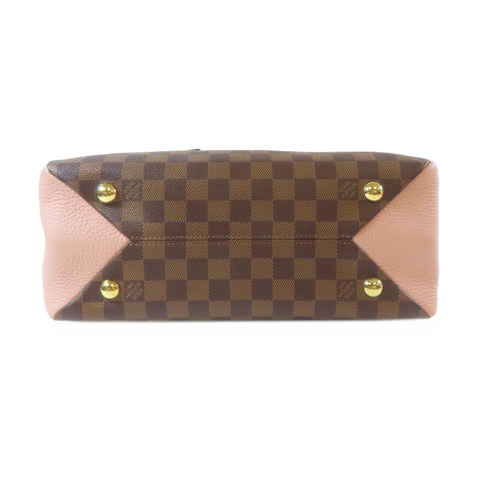 LOUIS VUITTON Damier Brittany金扣手挽肩背兩用袋啡色