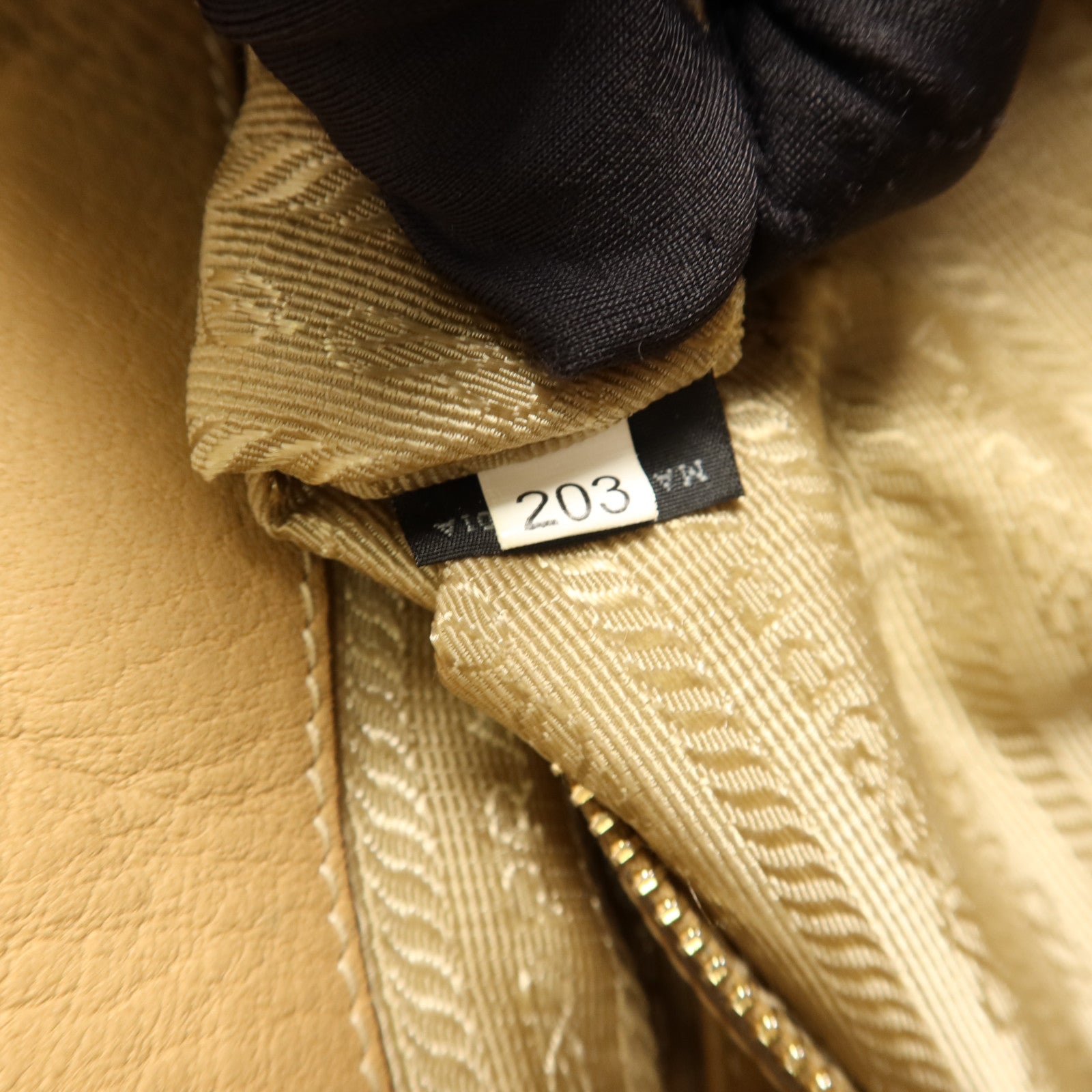 PRADA 【激減優惠】牛皮皮革2 Way Shoulder Bag金扣手挽肩背兩用袋