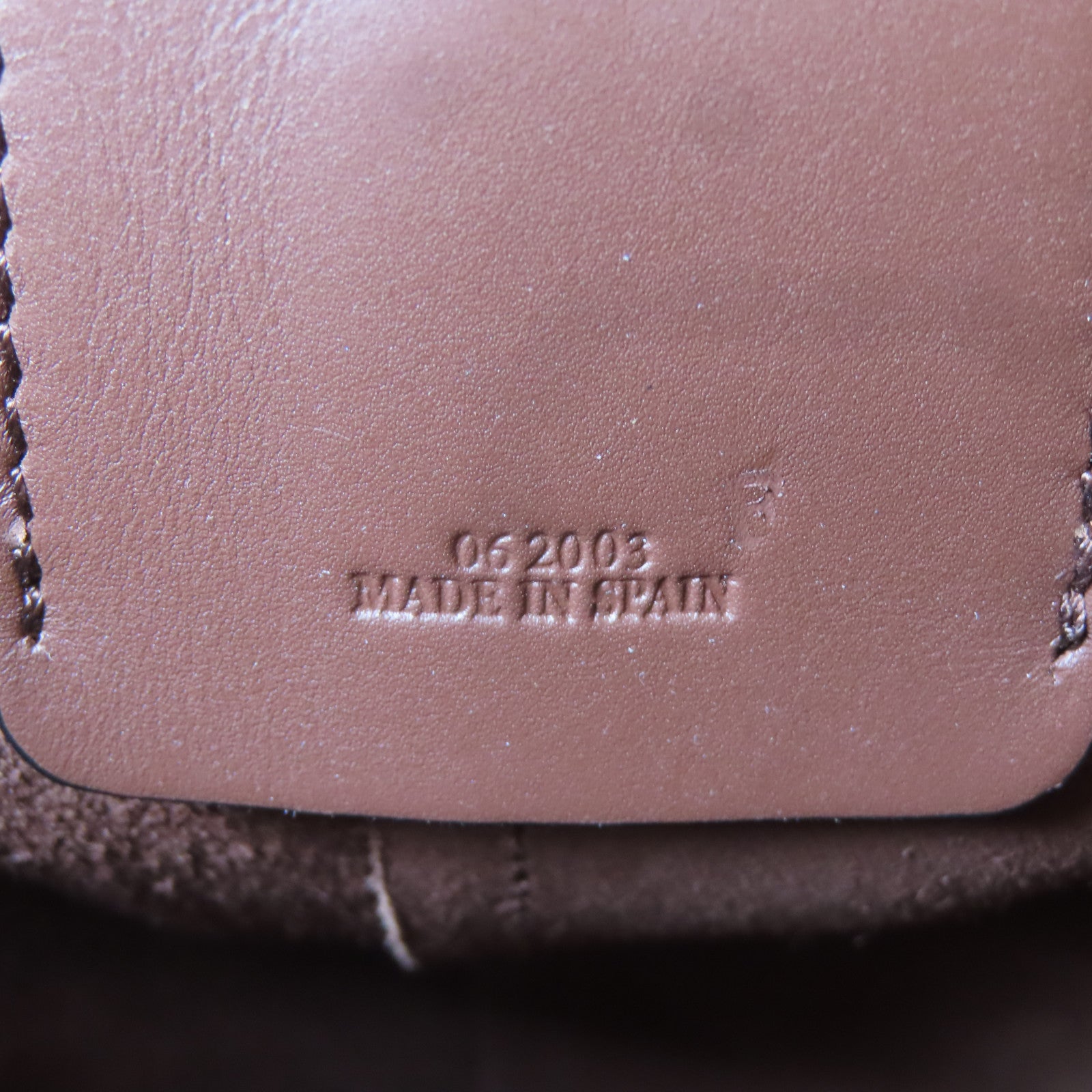 LOEWE【激減優惠】 牛皮皮革Balloon Bag金扣手挽肩背兩用袋啡色