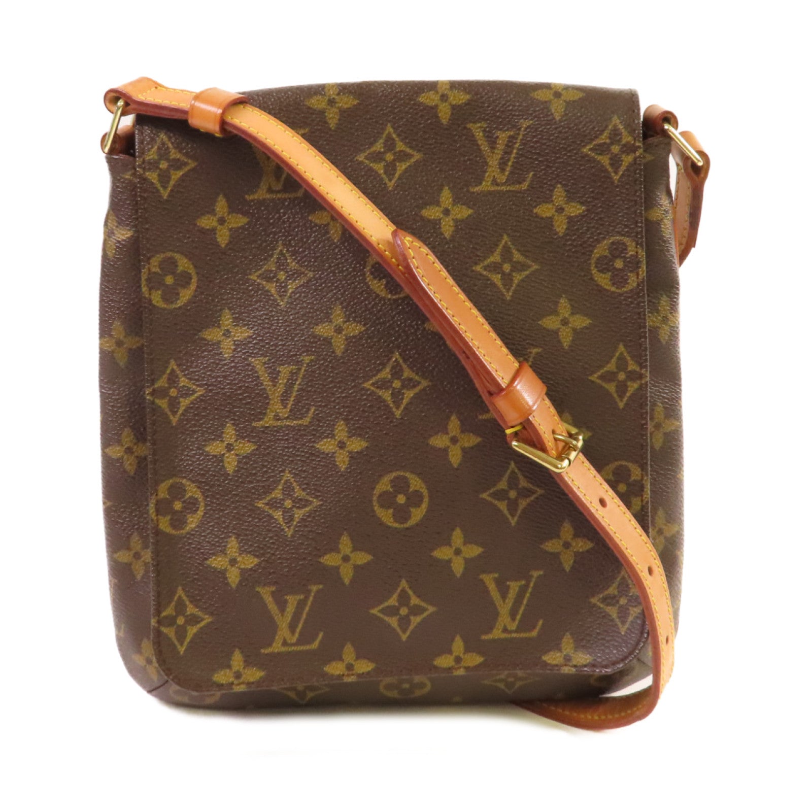 LOUIS VUITTON 【激減優惠】Monogram Musette Salsa Shoulder Bag金扣肩背袋啡色