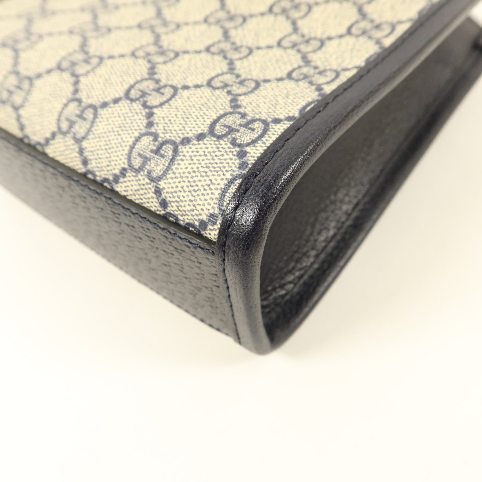 GUCCI 塗層帆布Interlocking G Mini Tote Bag銀扣手挽肩背兩用袋
