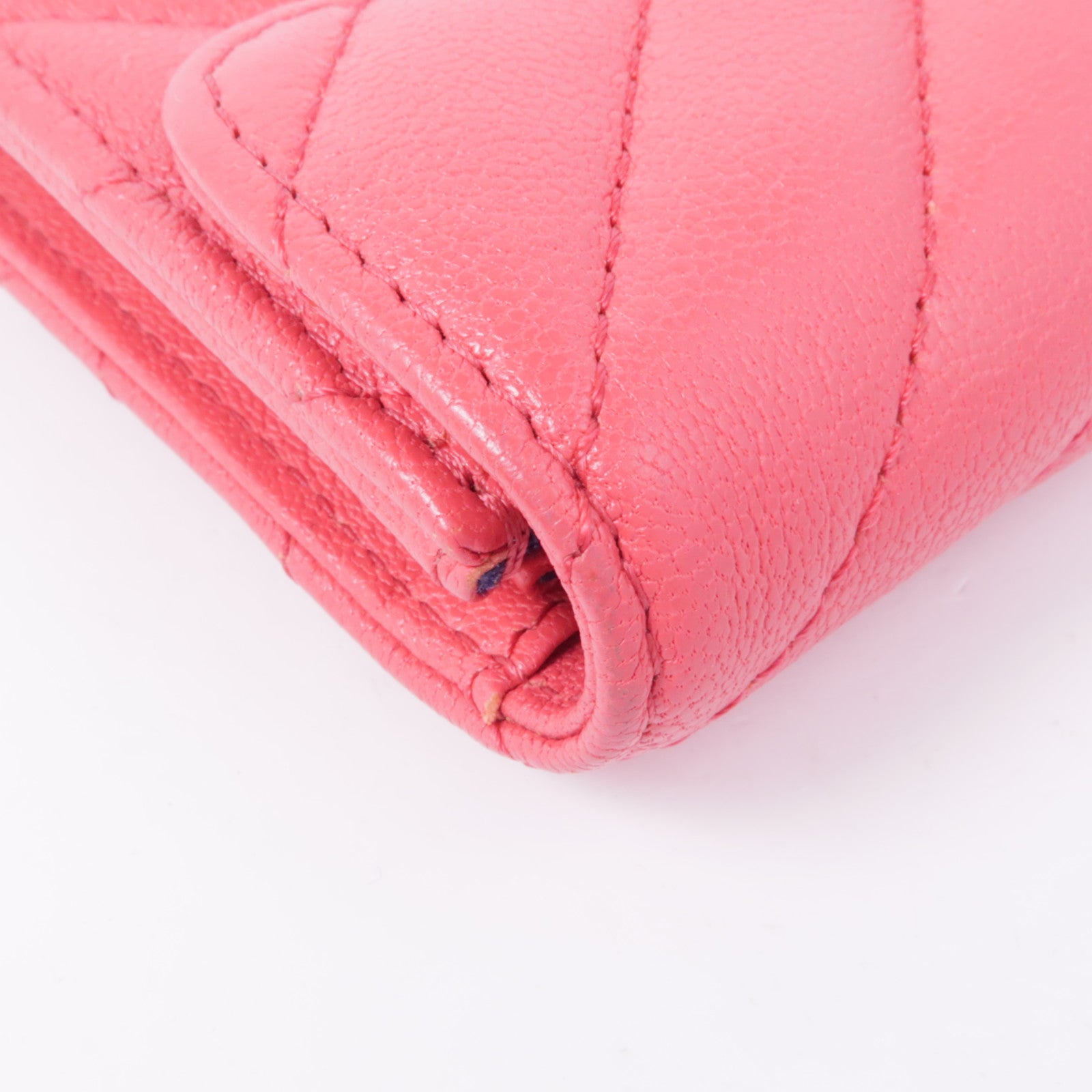 CHANEL 牛皮皮革2.55 Card Case金扣卡片套