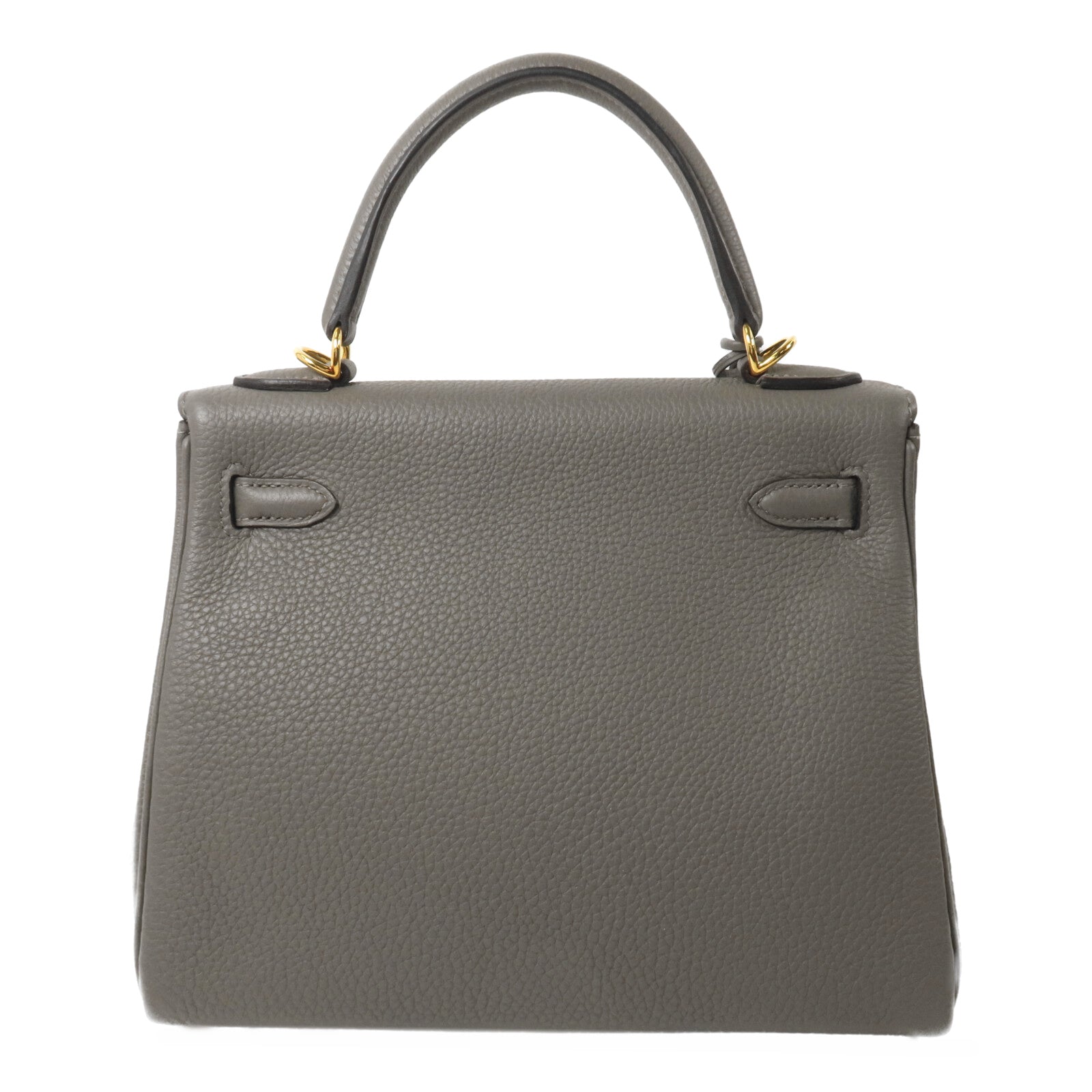 HERMES 【激減優惠】Togo皮革Kelly 25手挽肩背兩用袋Gris Meyer