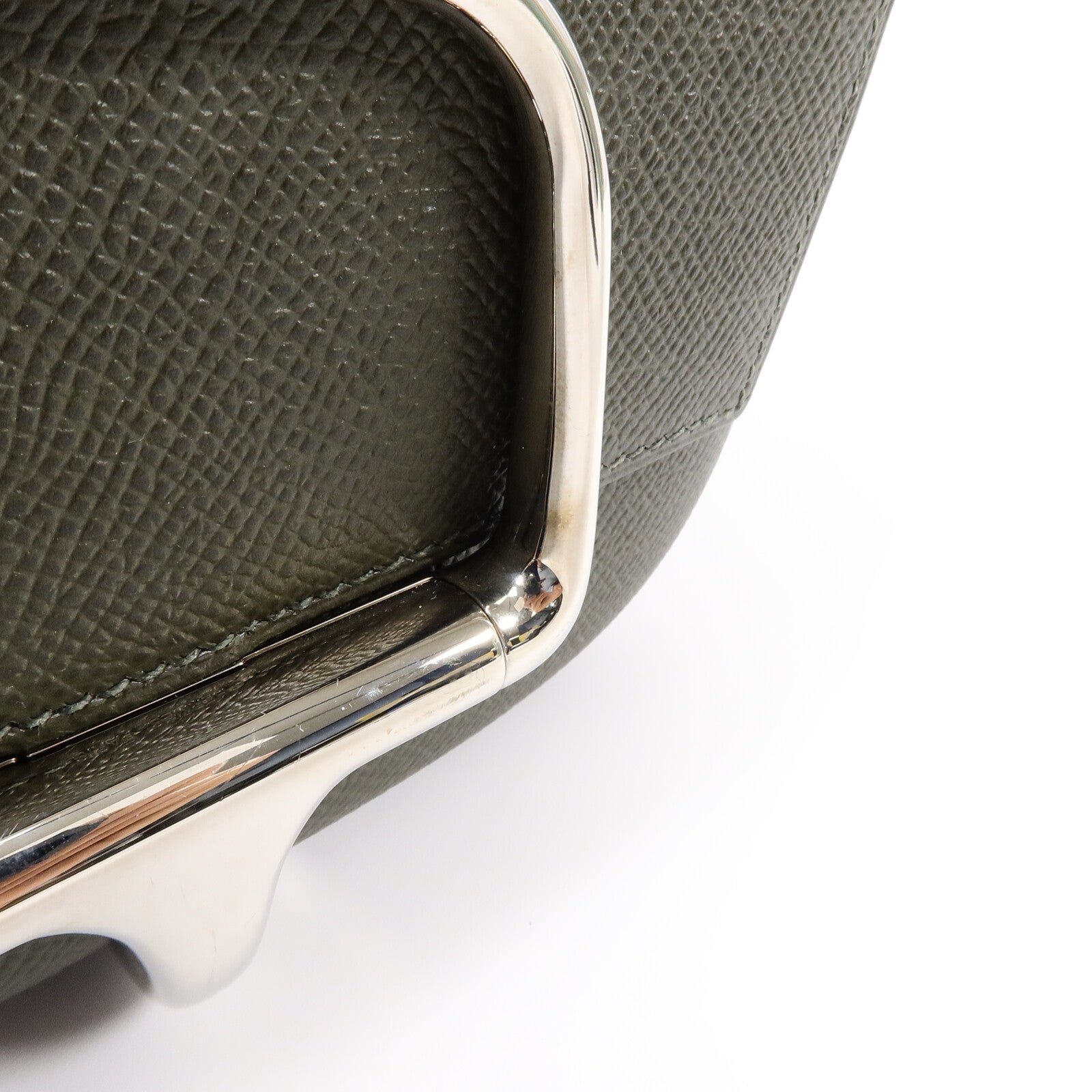HERMES Epsom皮革Della Cavalleria Mini肩背袋Vert de Gris