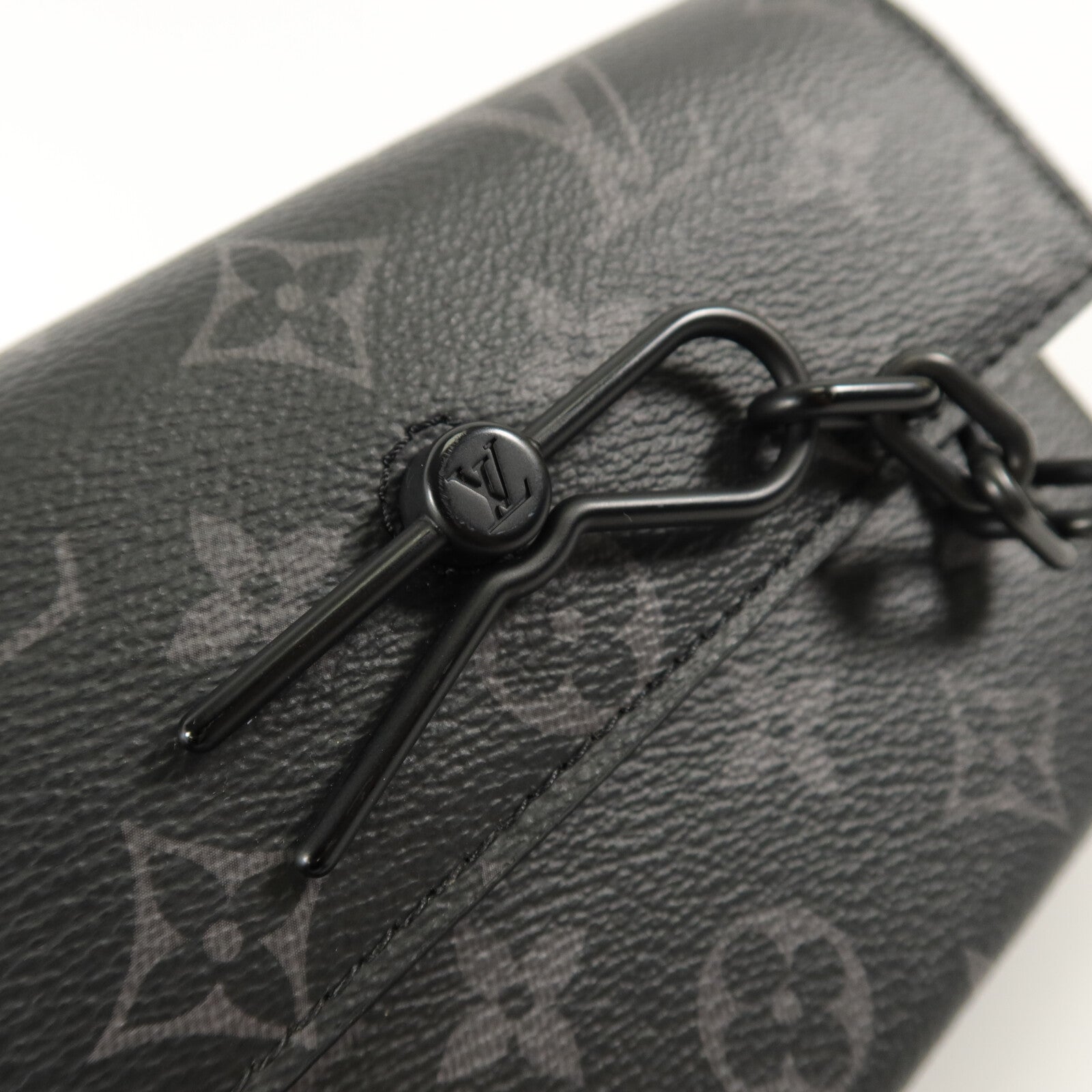 LOUIS VUITTON Monogram Eclipse Steamer Wearable Wallet肩背袋