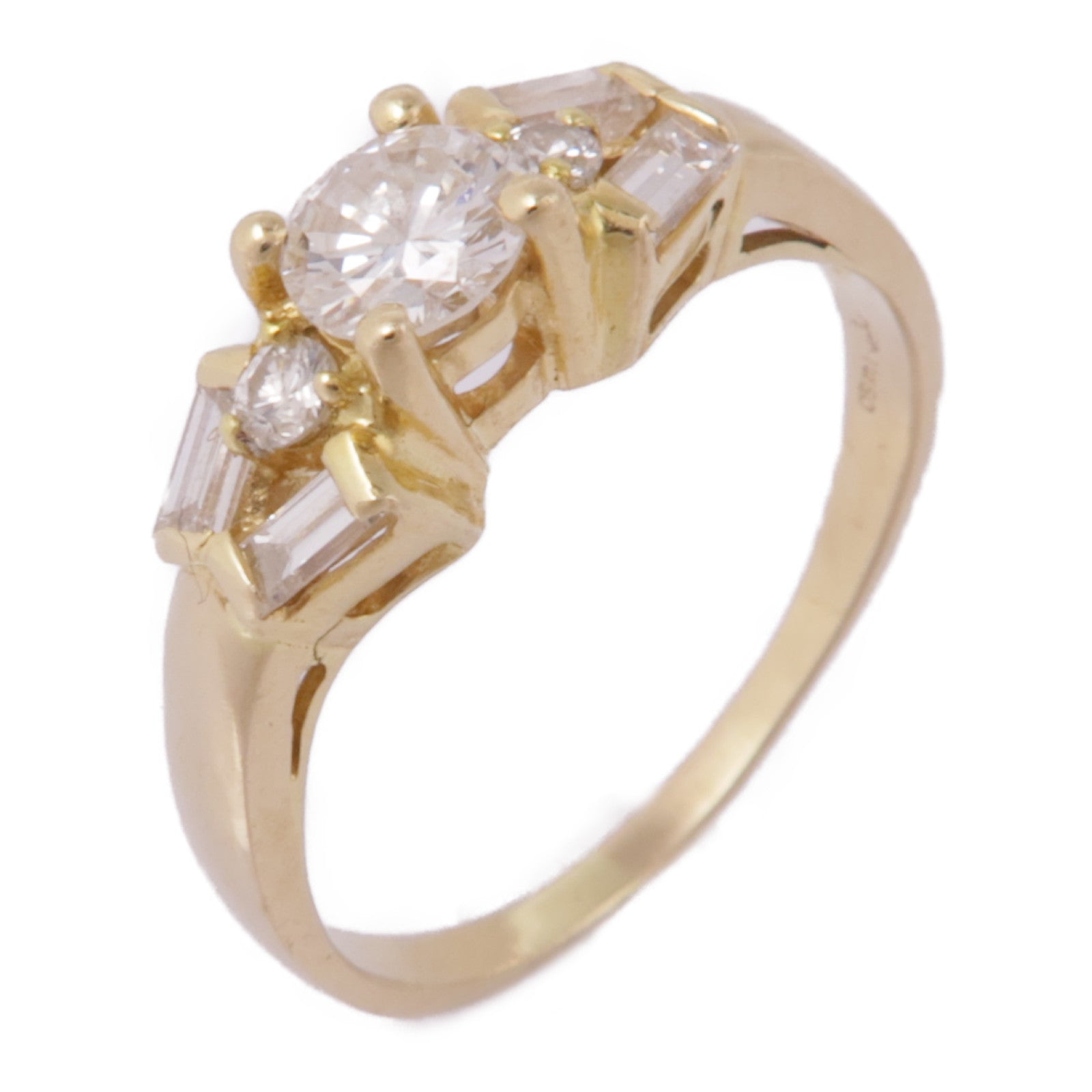 JEWELRY 18K黃金Diamond Ring鑽石戒指US#5.75