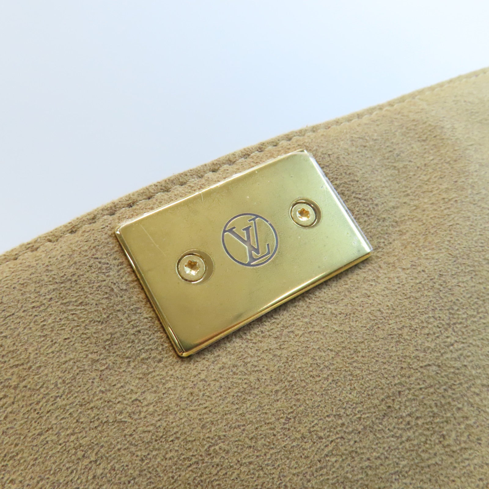 LOUIS VUITTON 【激減優惠】Monogram Marignan金扣手挽肩背兩用袋啡色/紅色