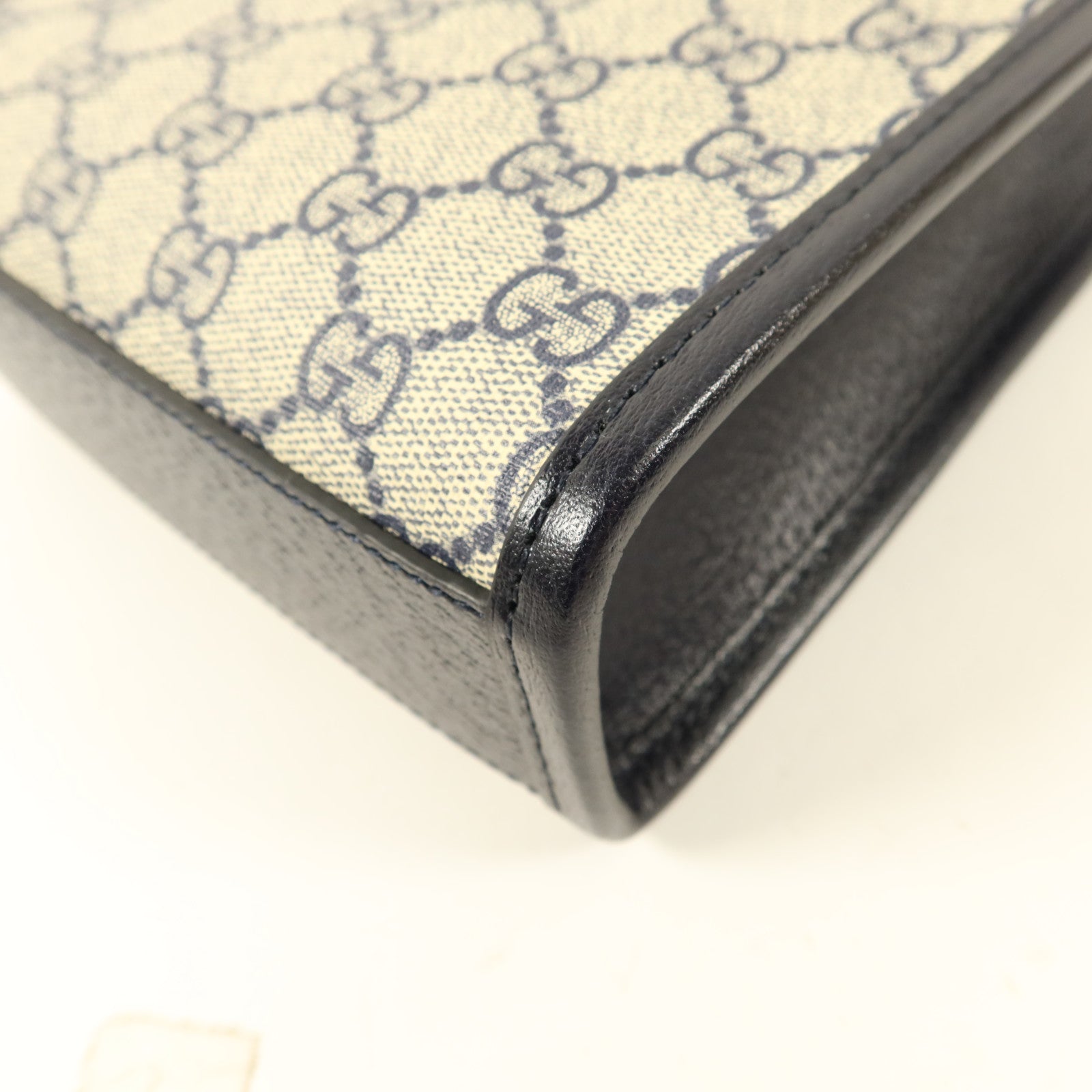 GUCCI 塗層帆布Interlocking G Mini Tote Bag銀扣手挽肩背兩用袋