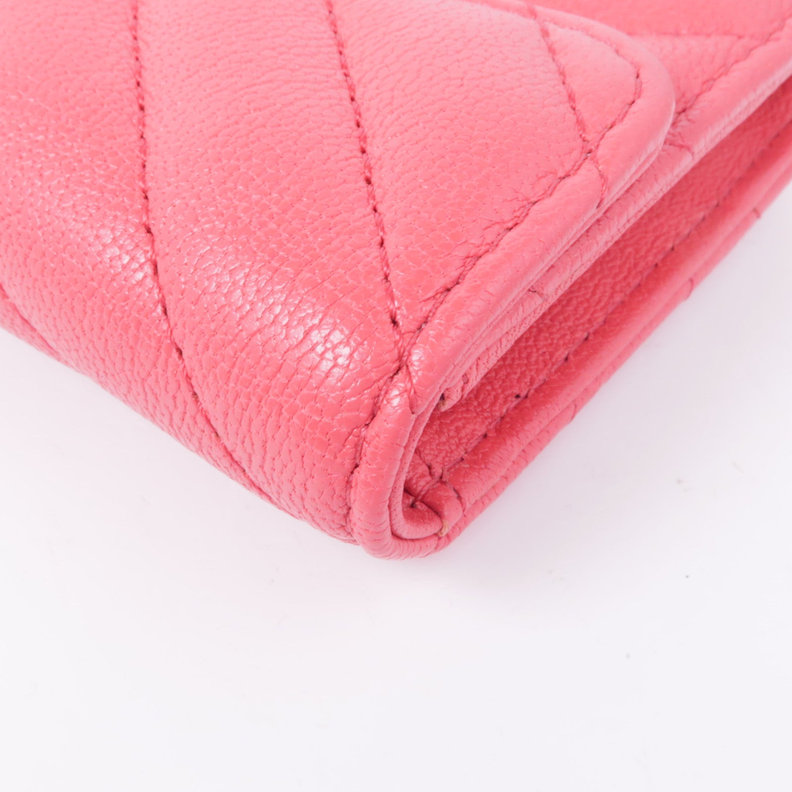 CHANEL 牛皮皮革2.55 Card Case金扣卡片套