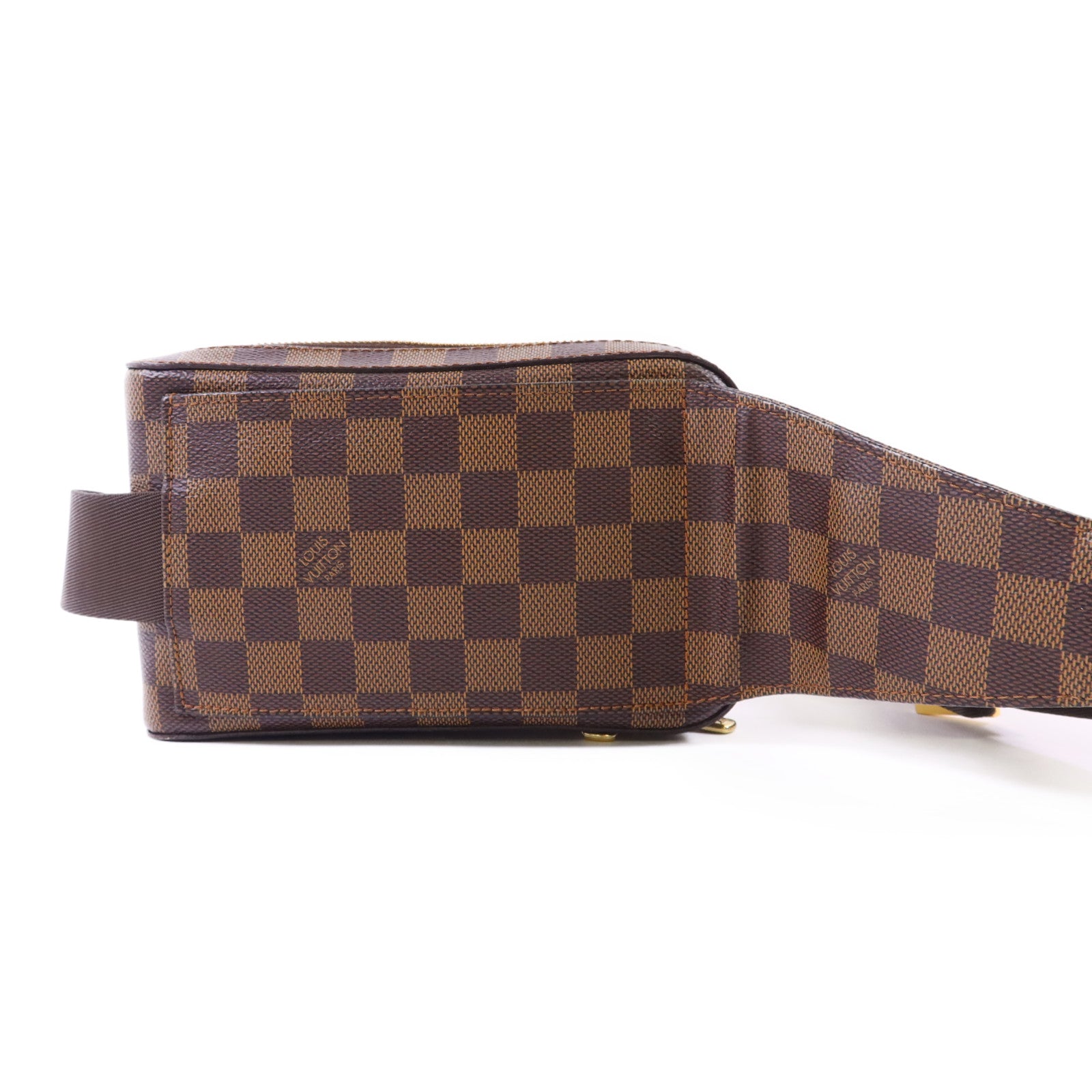 LOUIS VUITTON Damier Geronimos金扣腰包