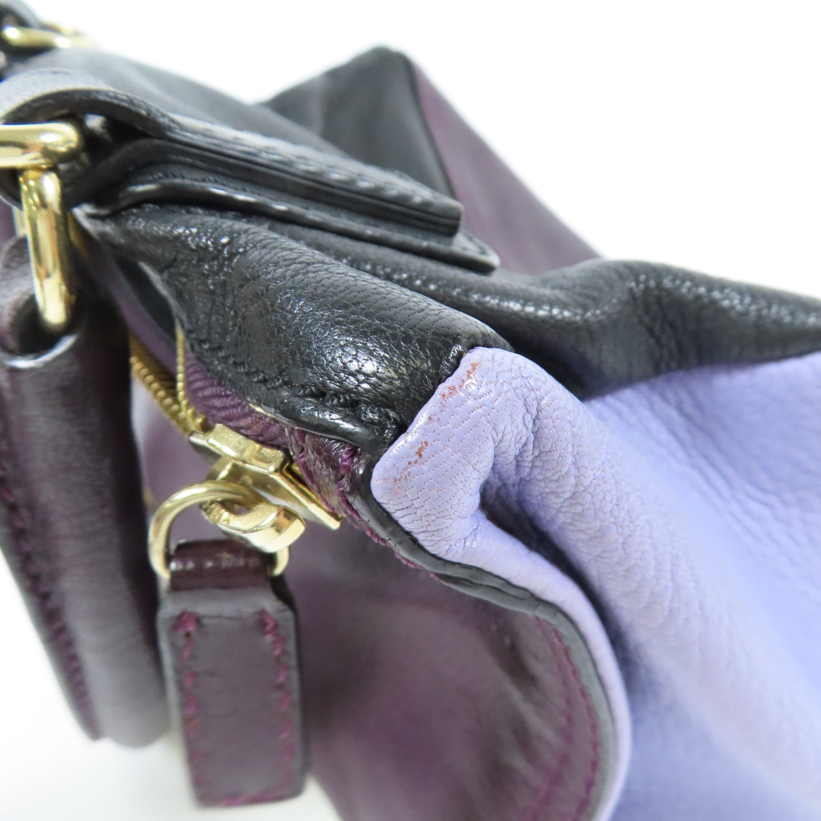 GIVENCHY 牛皮皮革Shoulder Bag金扣手挽肩背兩用袋