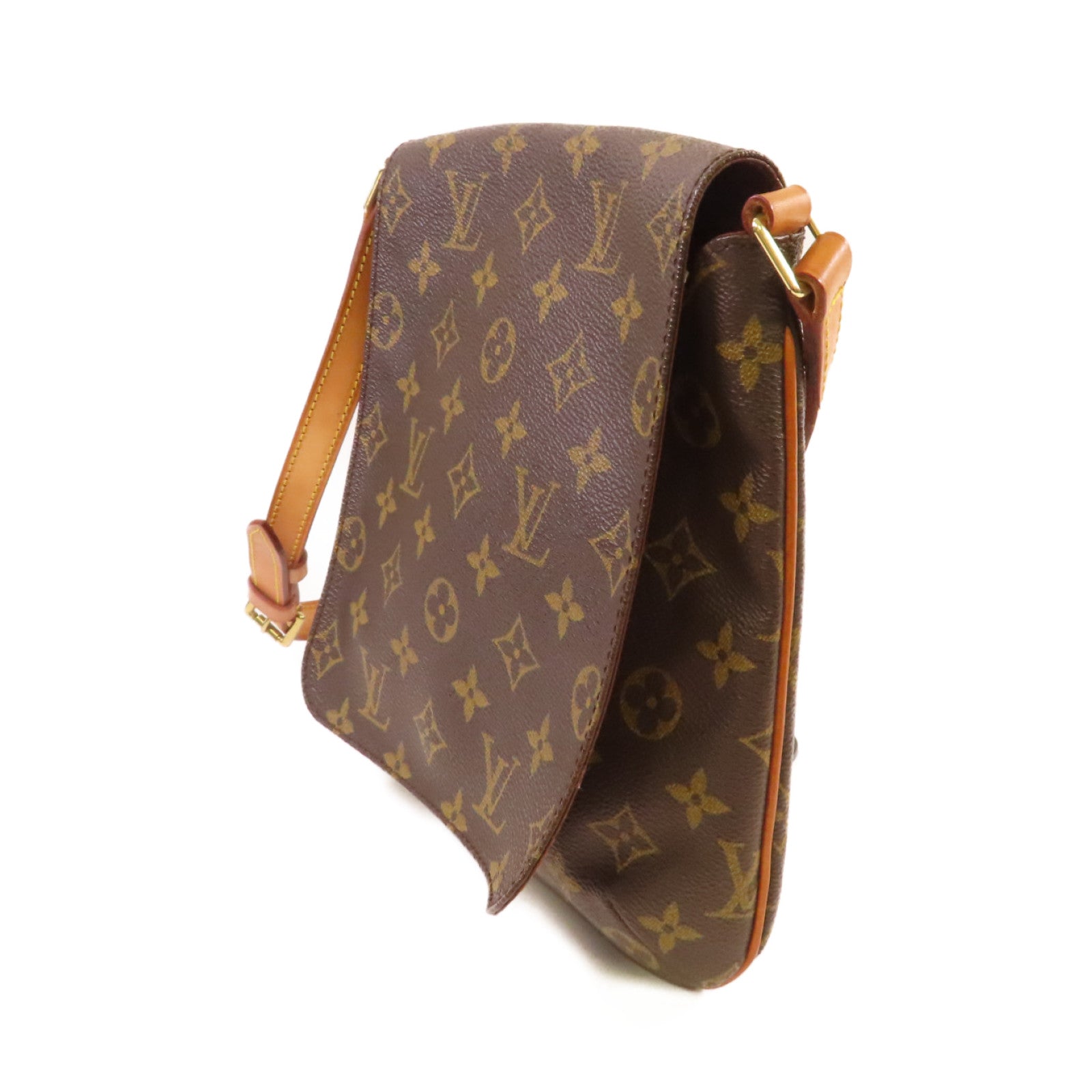 LOUIS VUITTON 【激減優惠】Monogram Musette Salsa Shoulder Bag金扣肩背袋啡色