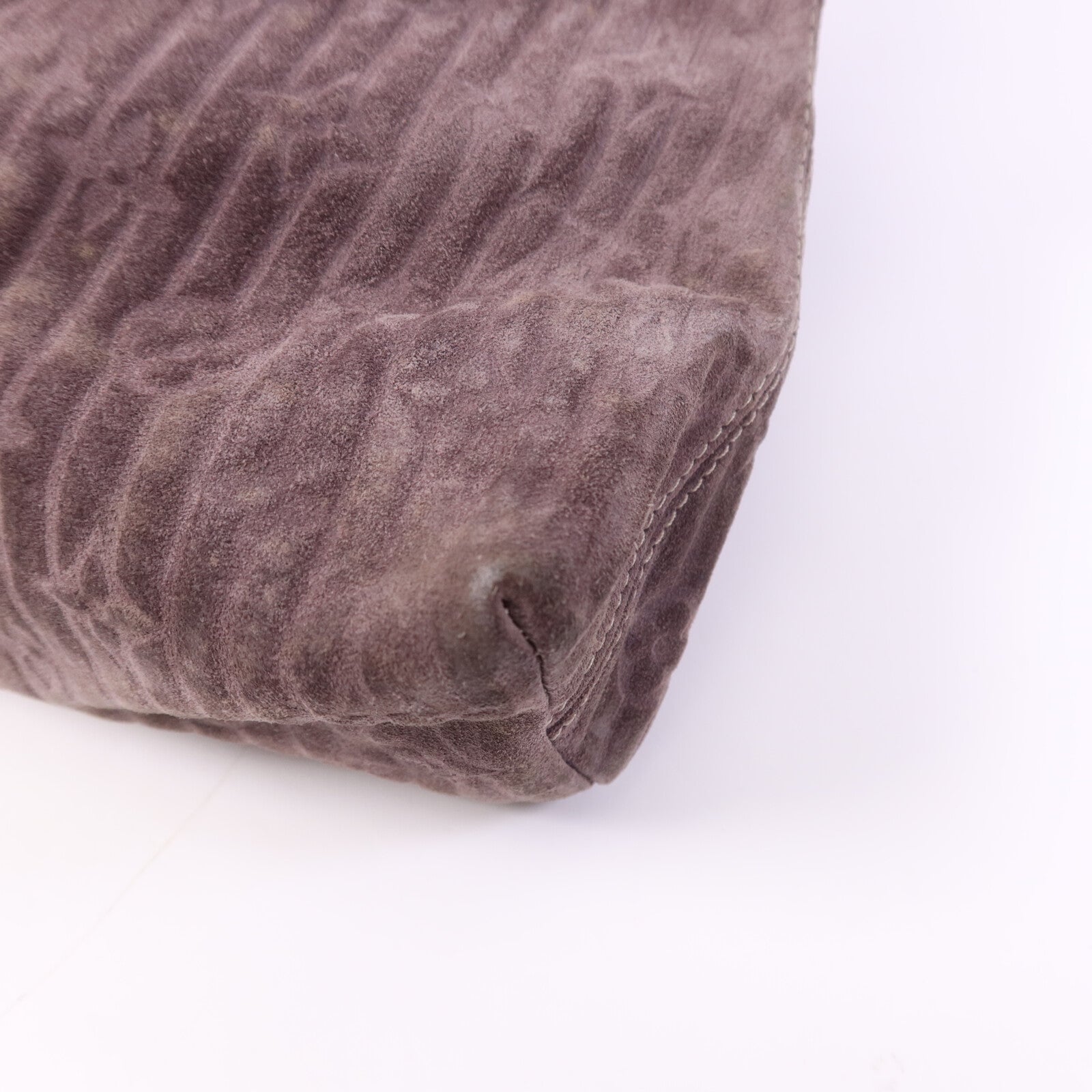 LOUIS VUITTON 【激減優惠】麂皮皮革/蛇皮Monogram Suede Whisper金扣肩背袋