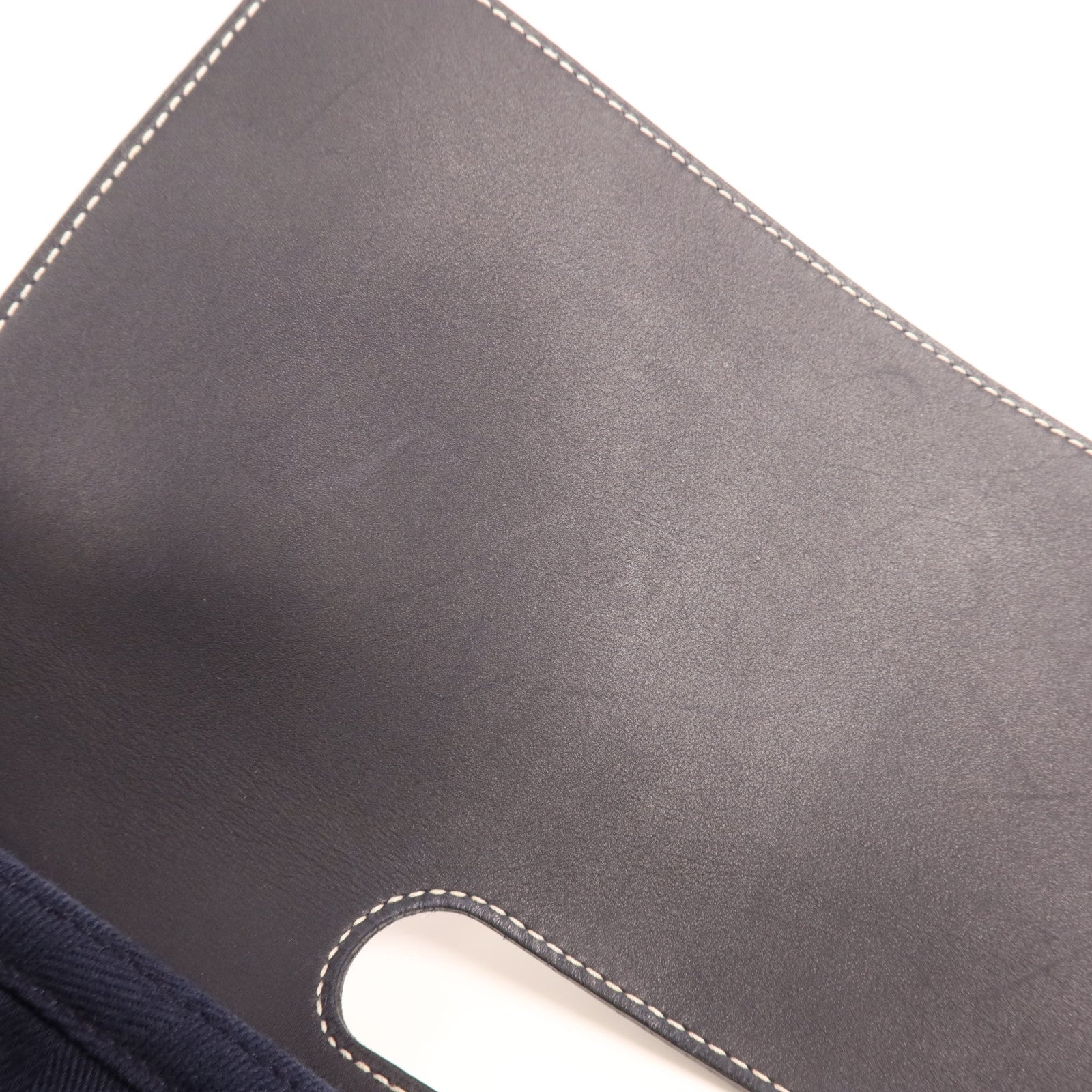 HERMES 帆布Valparaiso MM銀扣手挽袋