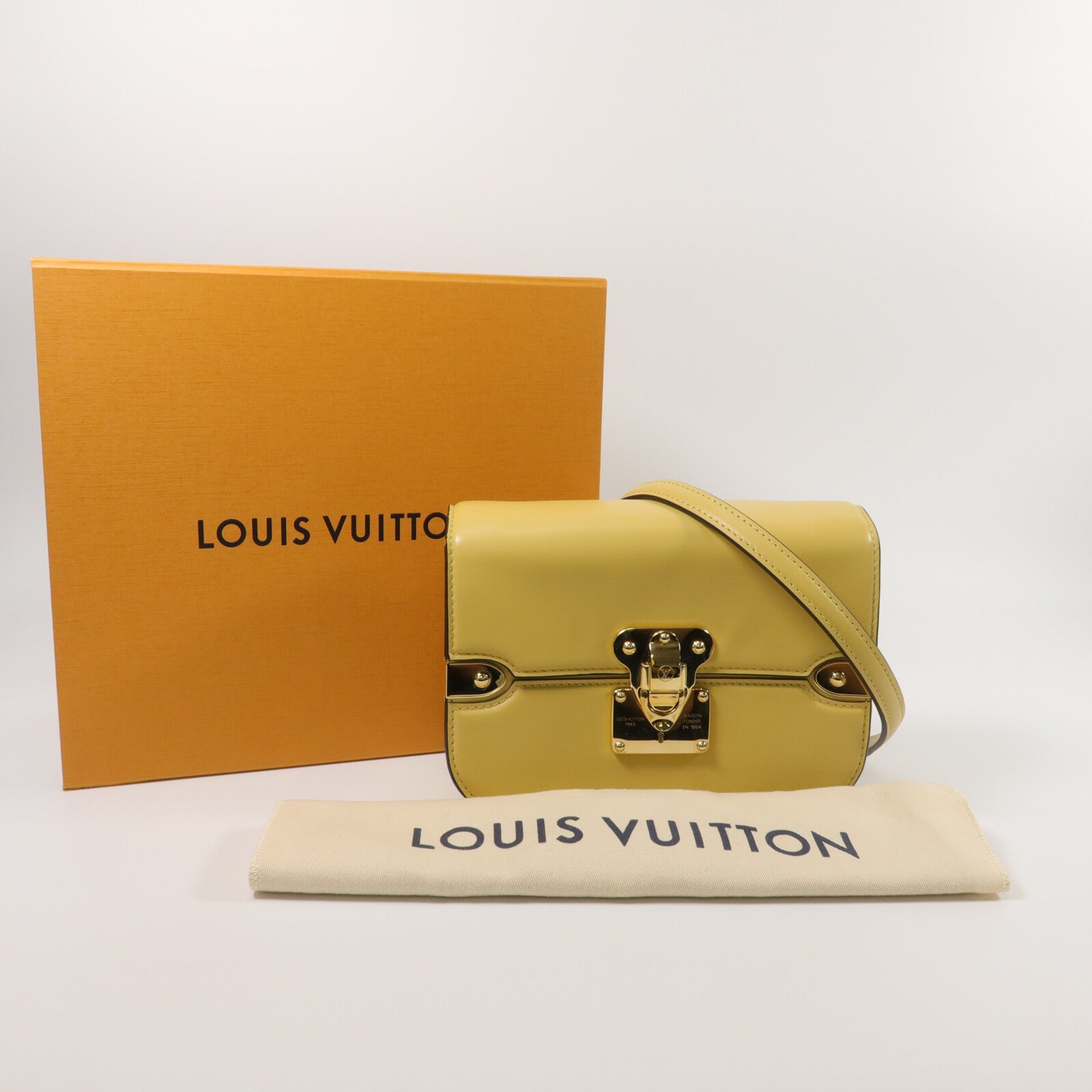 LOUIS VUITTON 牛皮皮革Orsay MM肩背袋