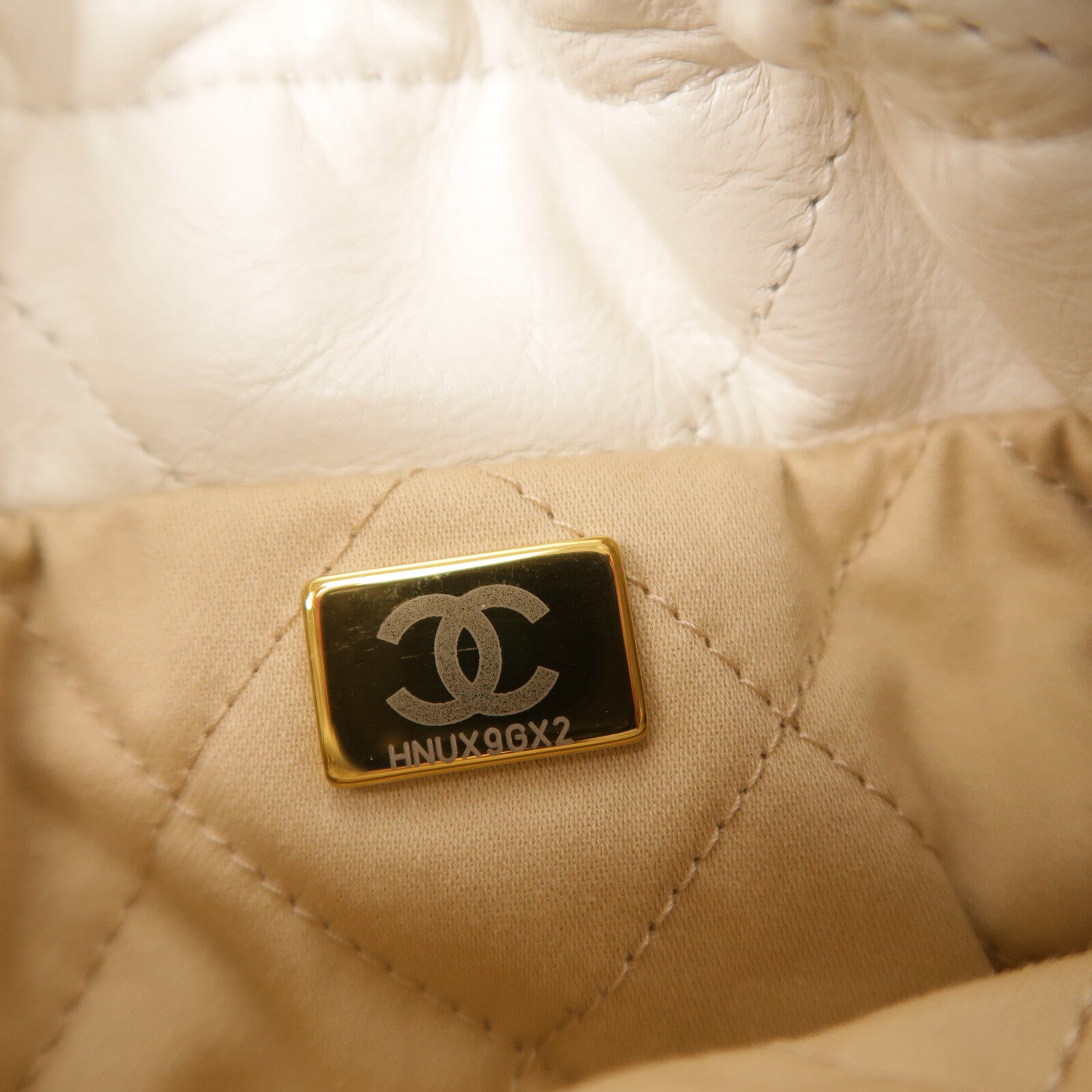 CHANEL 牛皮皮革Chanel 22 Mini鏈帶肩背袋