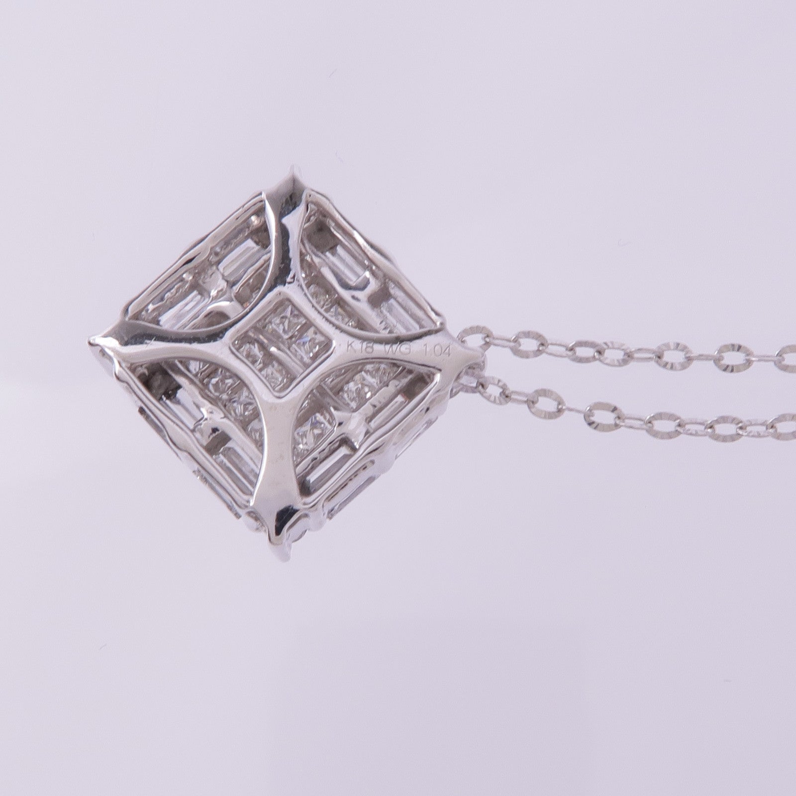 JEWELRY 18K白金Diamond Necklace鑽石項鍊