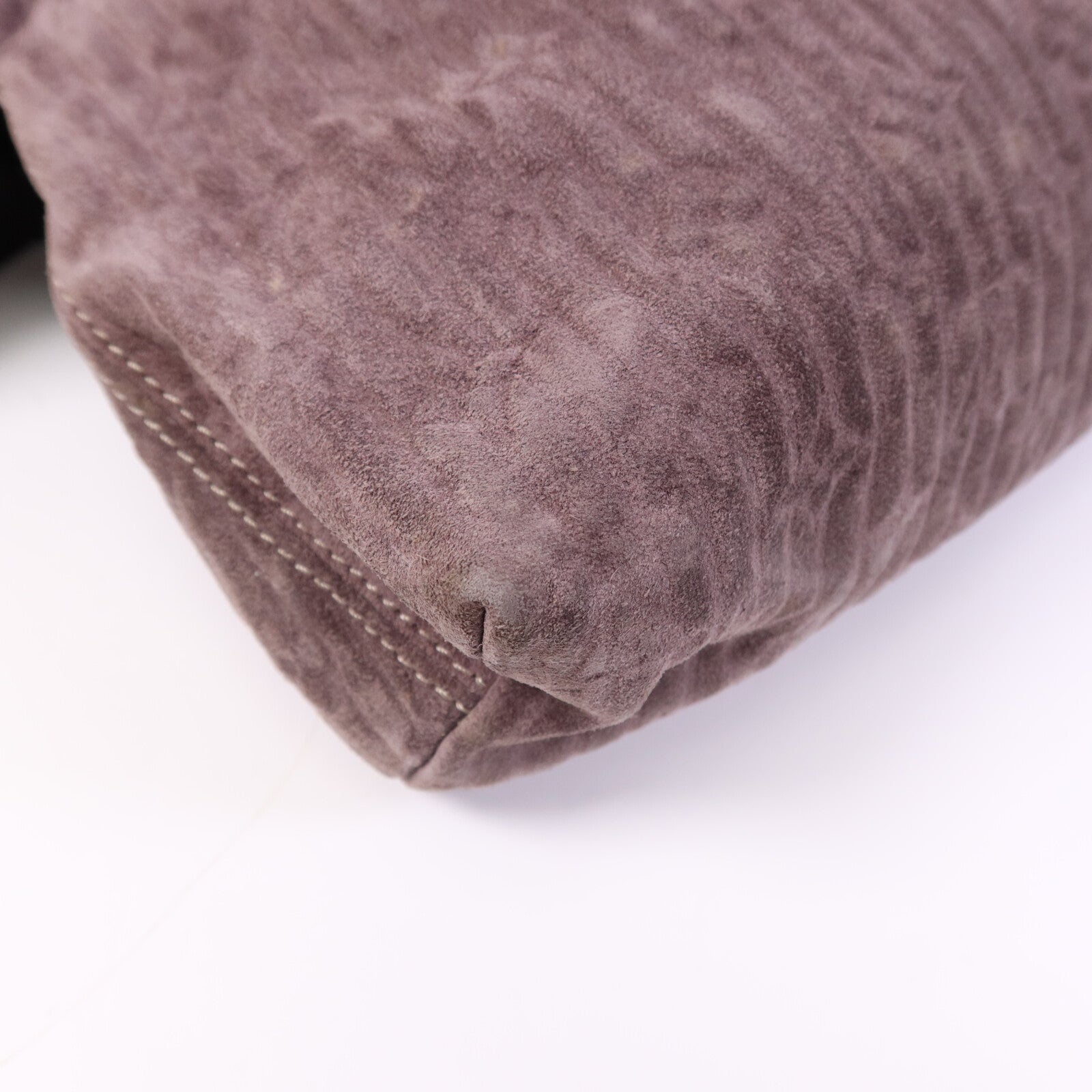 LOUIS VUITTON 【激減優惠】麂皮皮革/蛇皮Monogram Suede Whisper金扣肩背袋