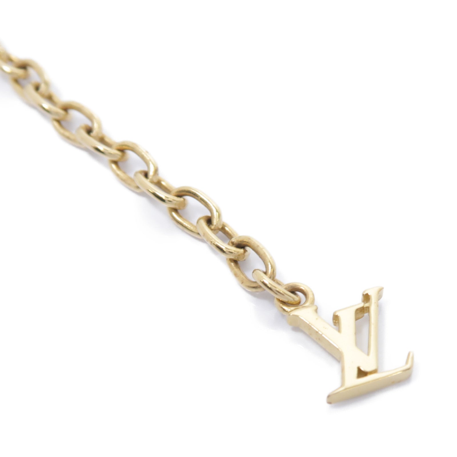 LOUIS VUITTON PVC/金屬LV Necklace項鍊金色/藍色