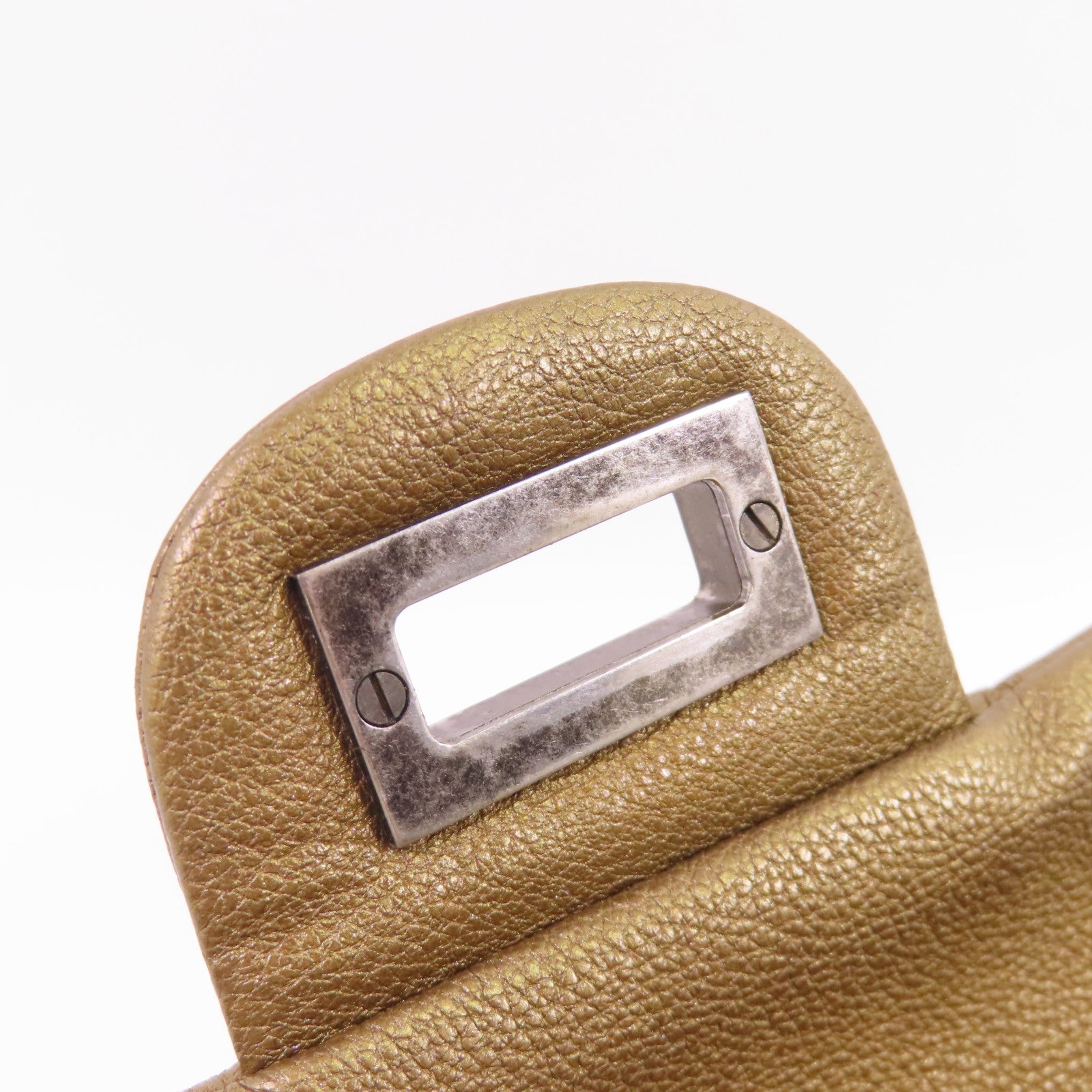 CHANEL 牛皮皮革2.55 Small銀扣鏈帶肩背袋
