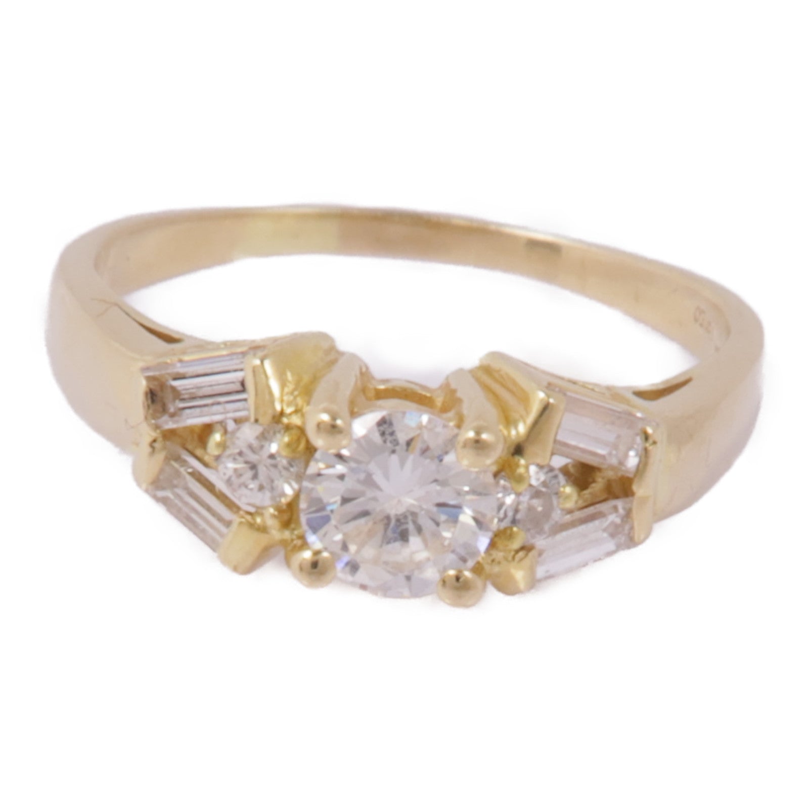 JEWELRY 18K黃金Diamond Ring鑽石戒指US#5.75
