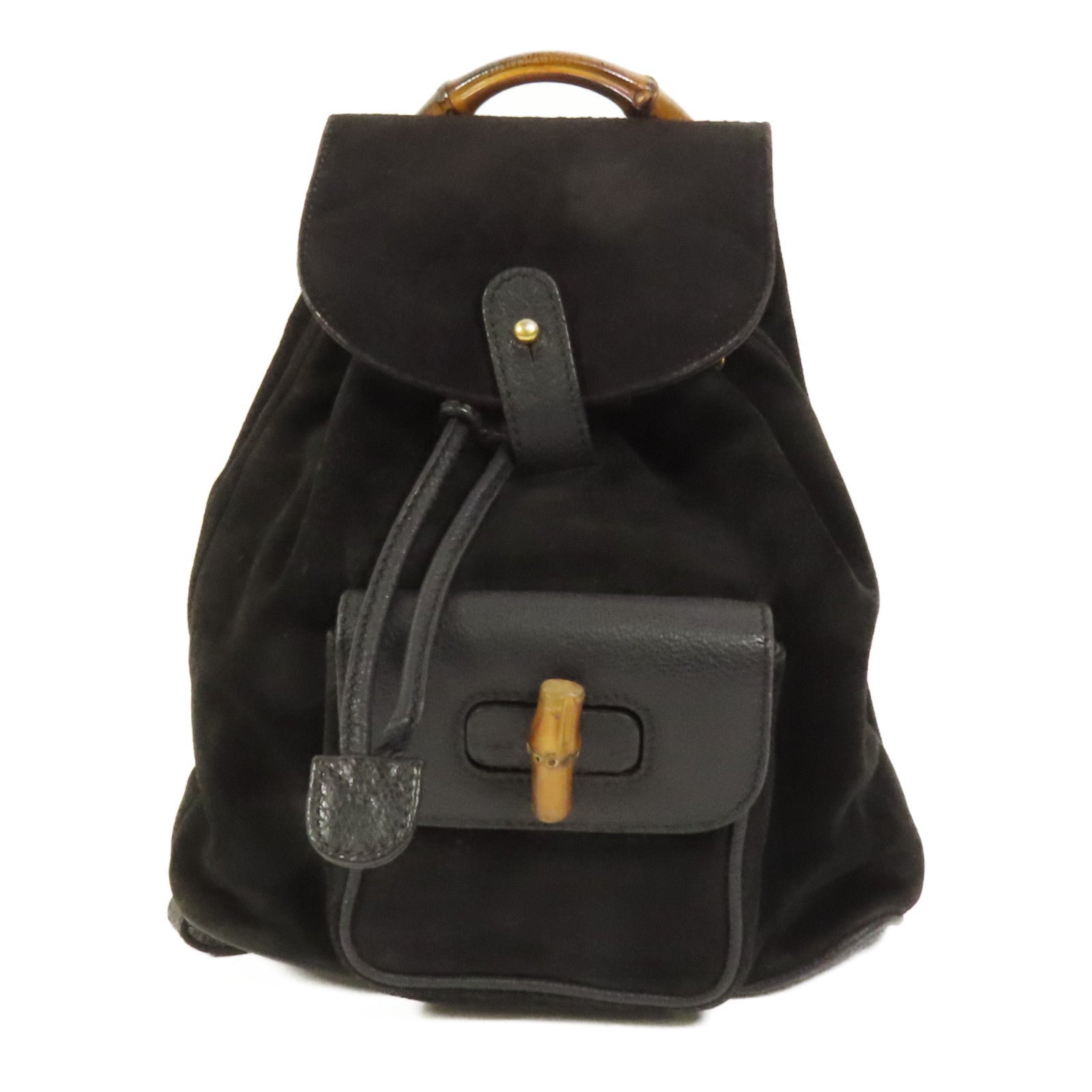GUCCI 【激減優惠】麂皮皮革/牛皮Vintage Backpack背包