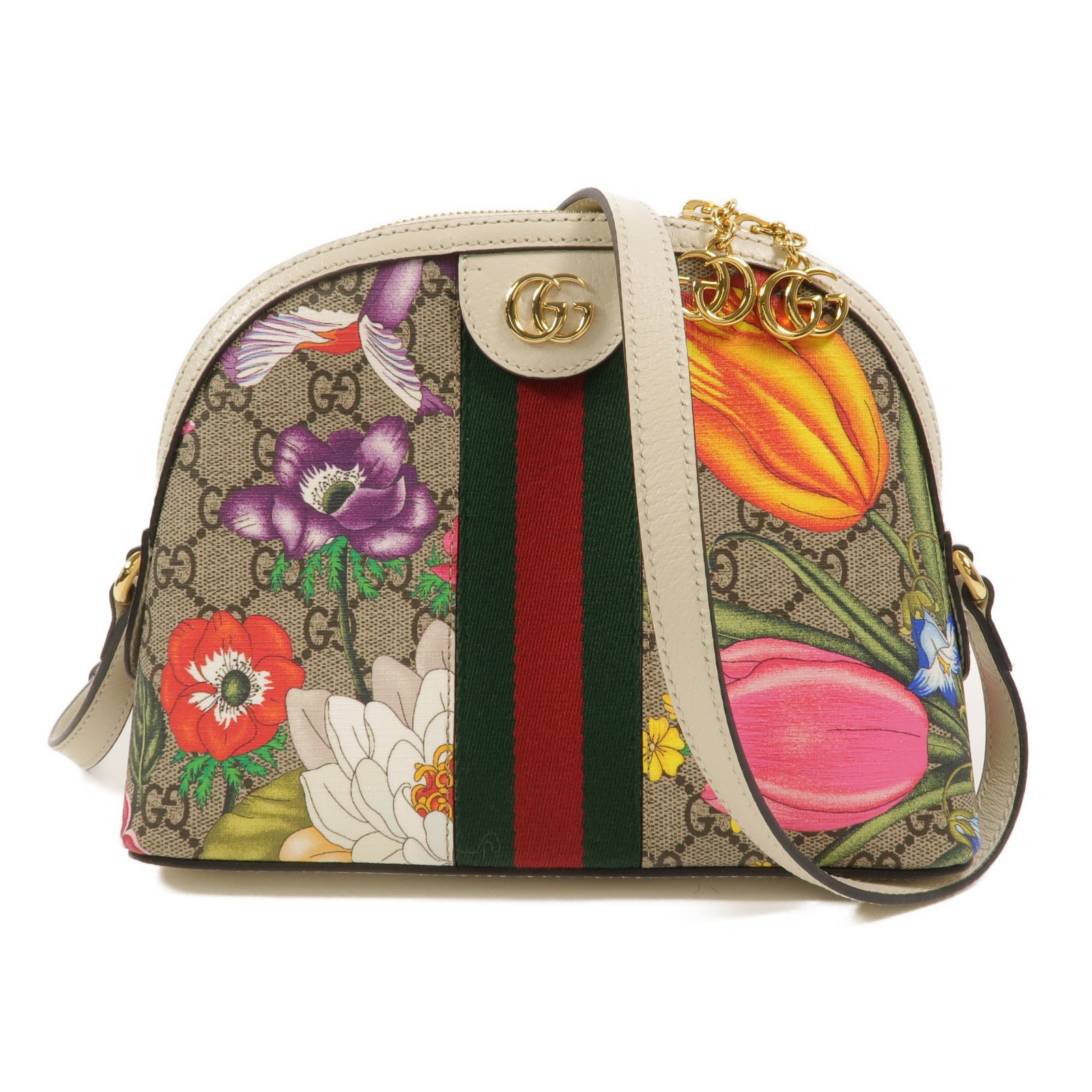 GUCCI 塗層帆布Ophidia GG肩背袋