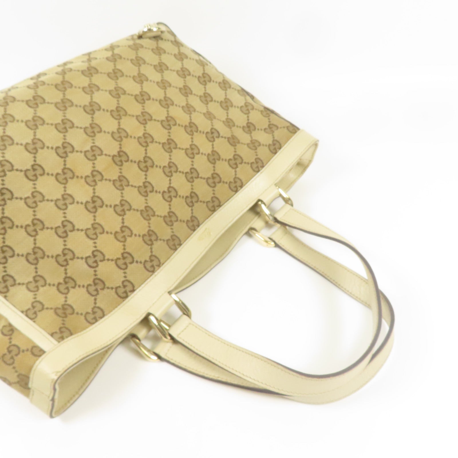 GUCCI 【激減優惠】帆布Hand Bag金扣手挽袋