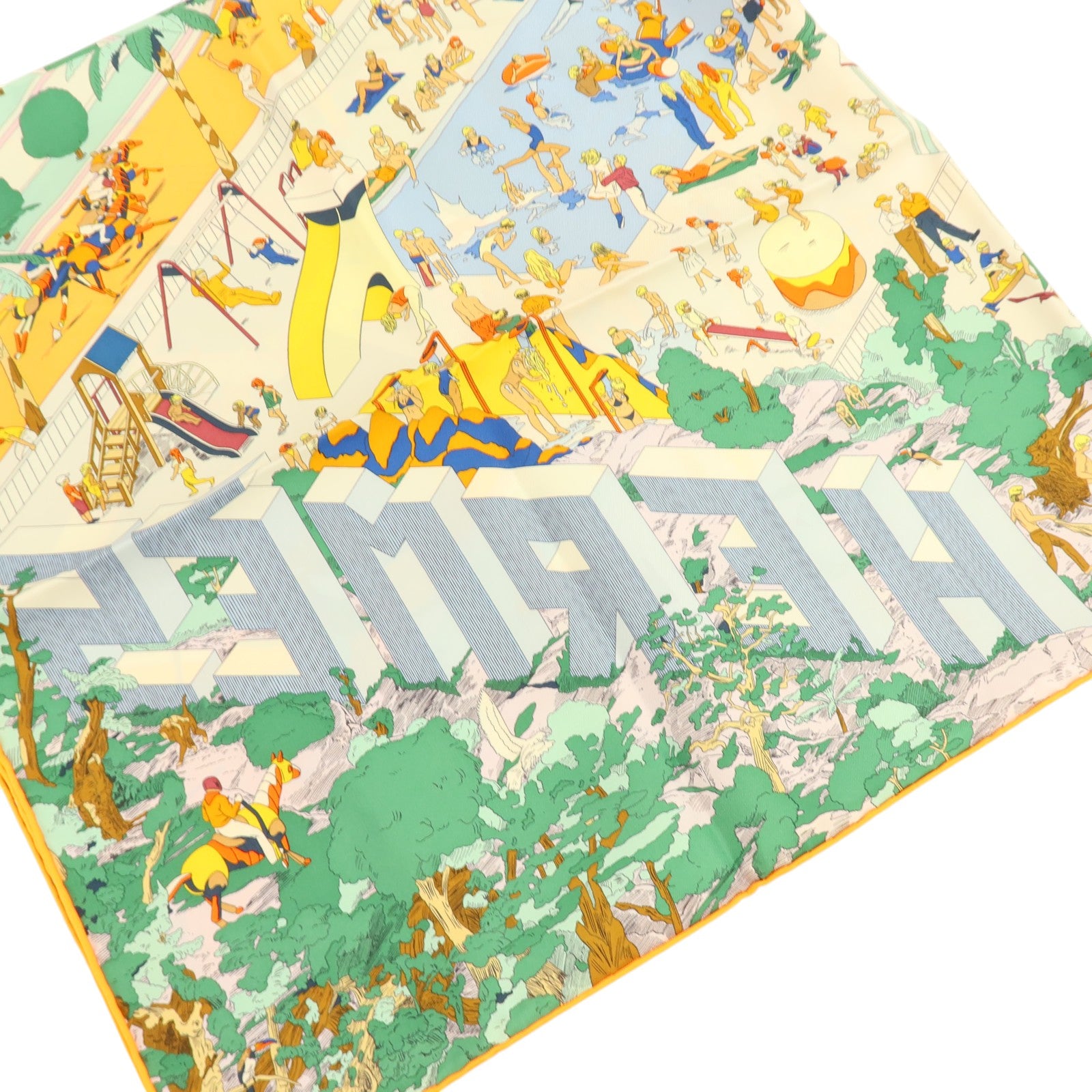 HERMES 絲質Scarf 90x90cm絲巾