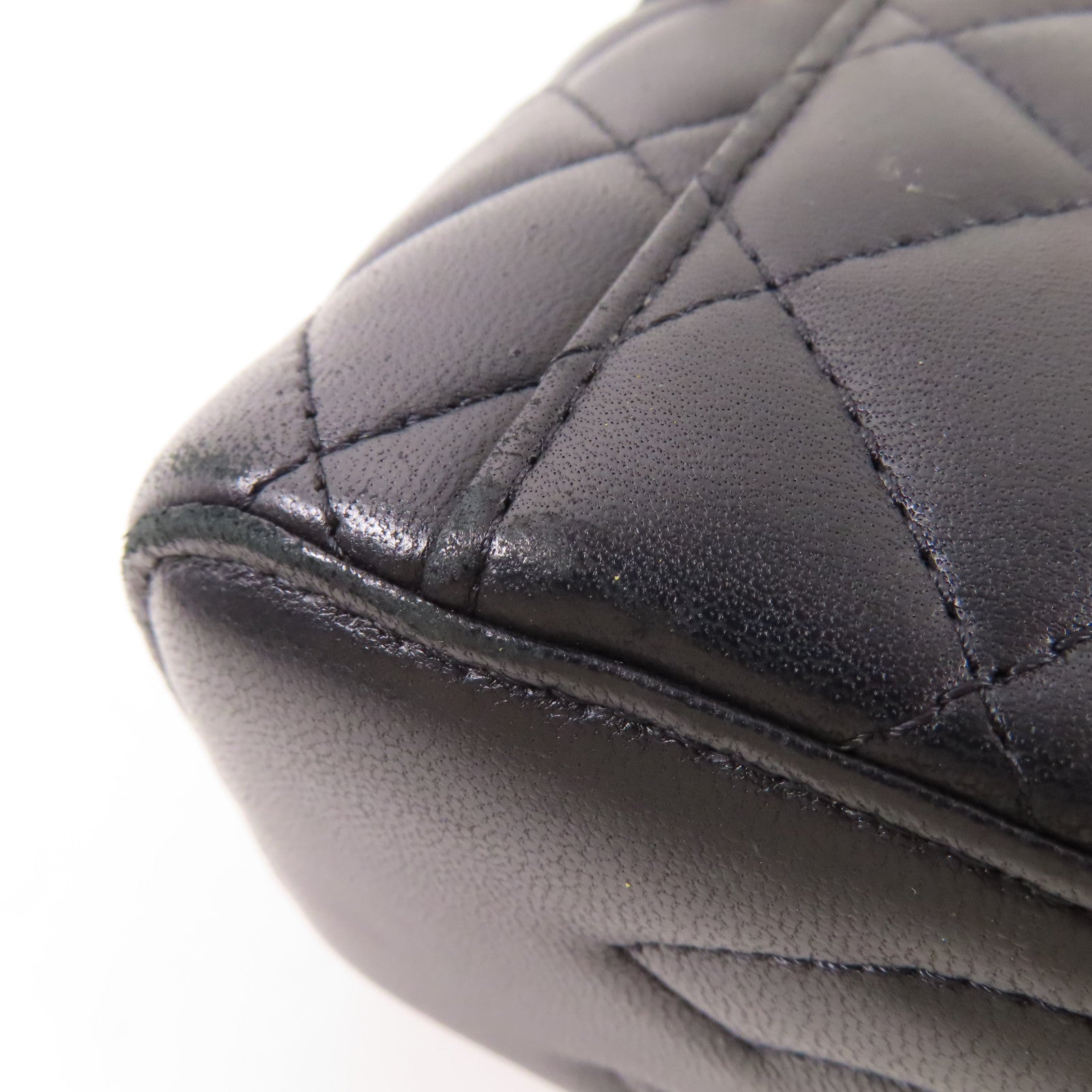 CHANEL 羊皮皮革Vanity Case金扣鏈帶肩背袋