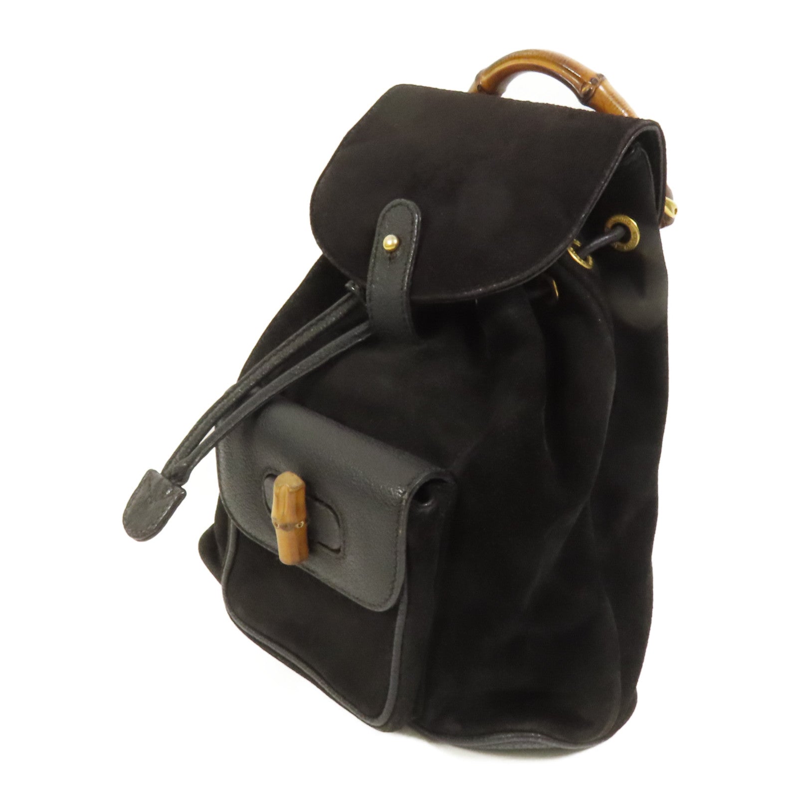 GUCCI 【激減優惠】麂皮皮革/牛皮Vintage Backpack背包