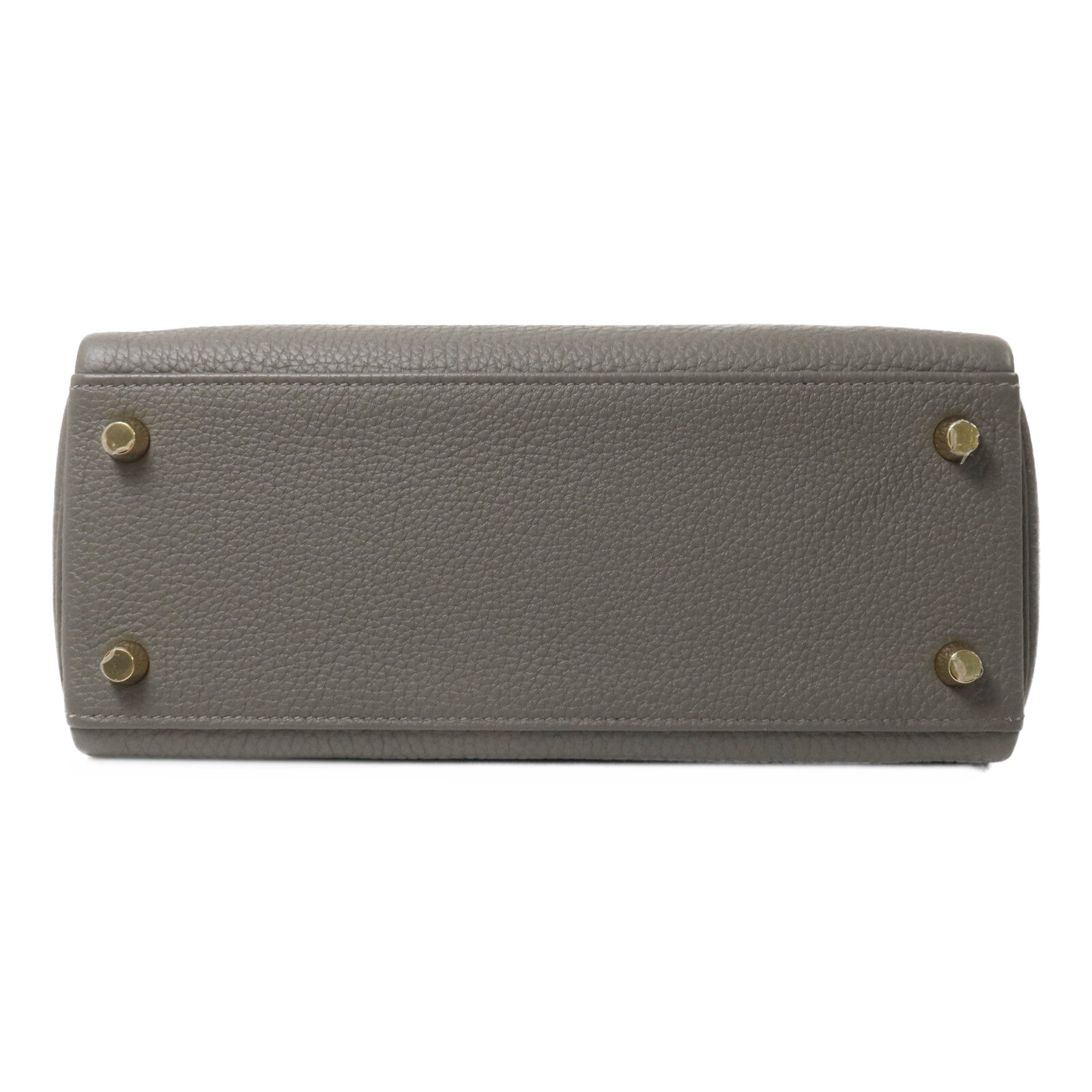 HERMES Togo皮革Kelly 25手挽肩背兩用袋Gris Meyer