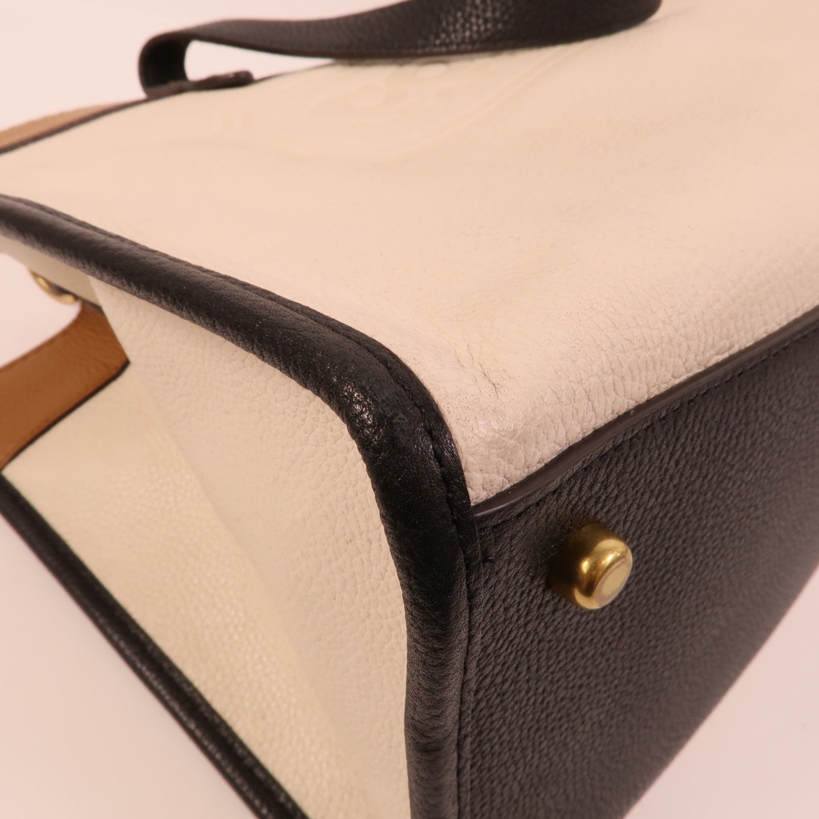 COACH 牛皮皮革Field Tote 30手挽肩背兩用袋