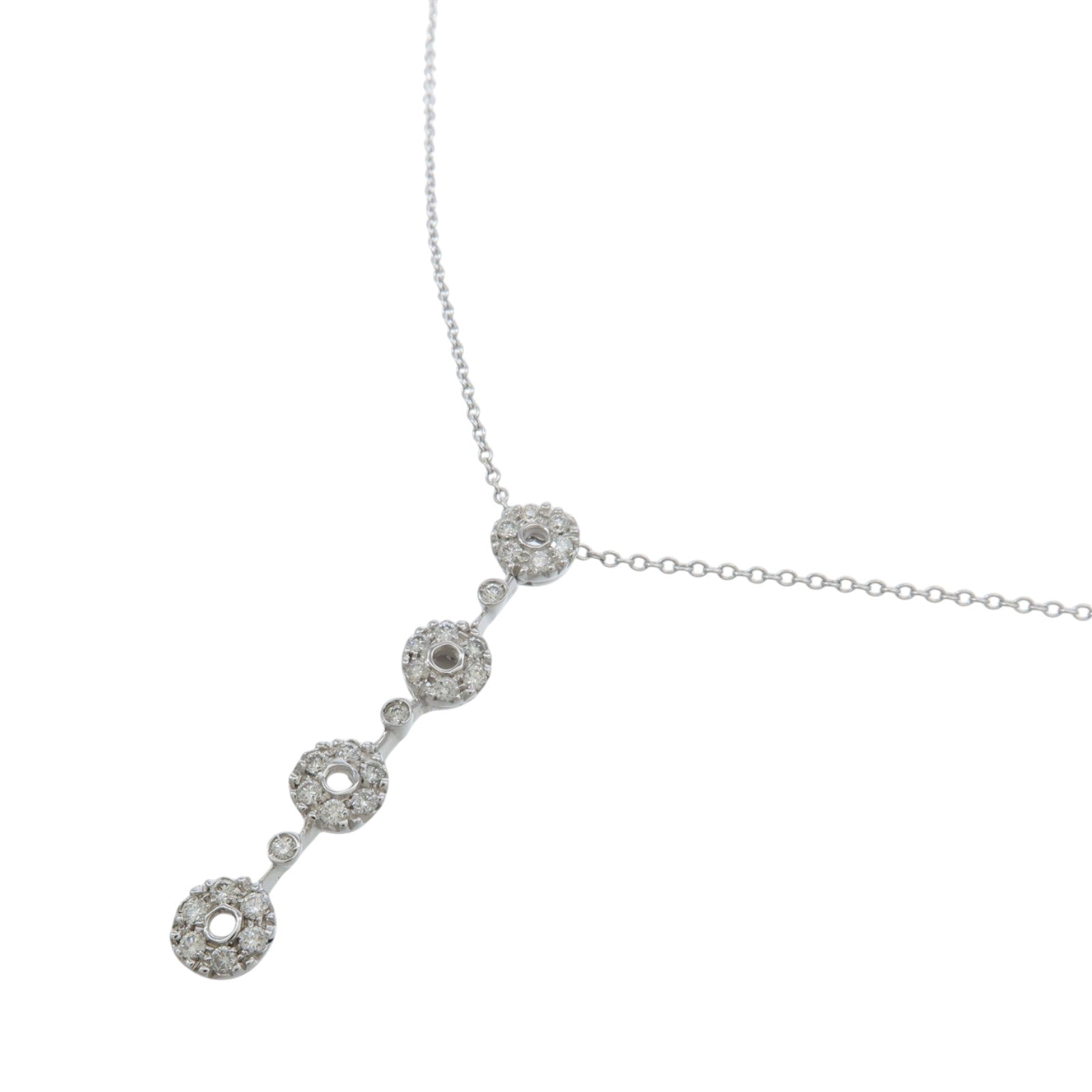 JEWELRY 18K白金Diamond Necklace鑽石項鍊