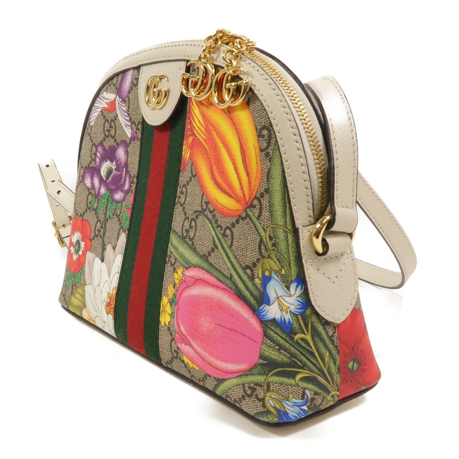 GUCCI 塗層帆布Ophidia GG肩背袋