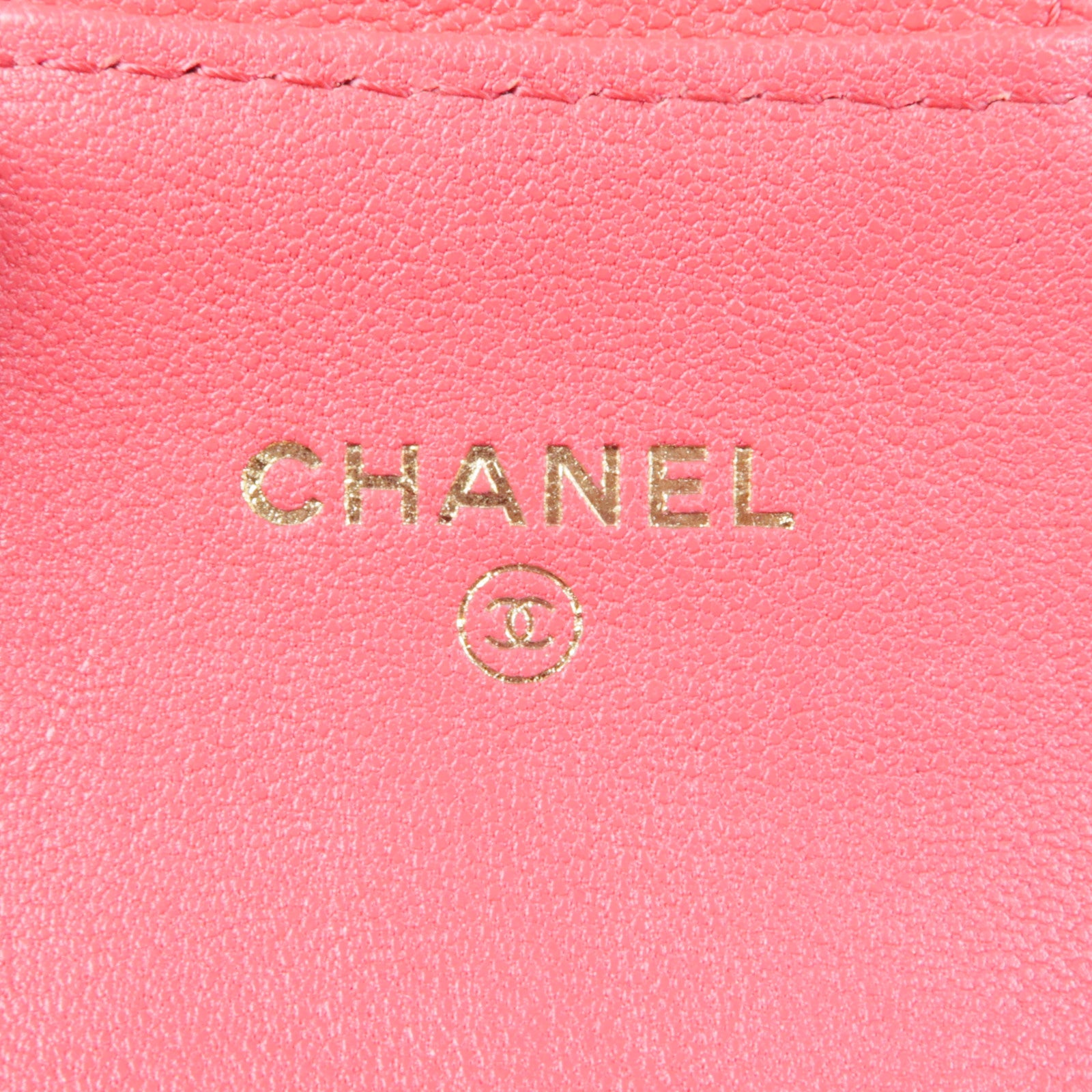 CHANEL 牛皮皮革2.55 Card Case金扣卡片套