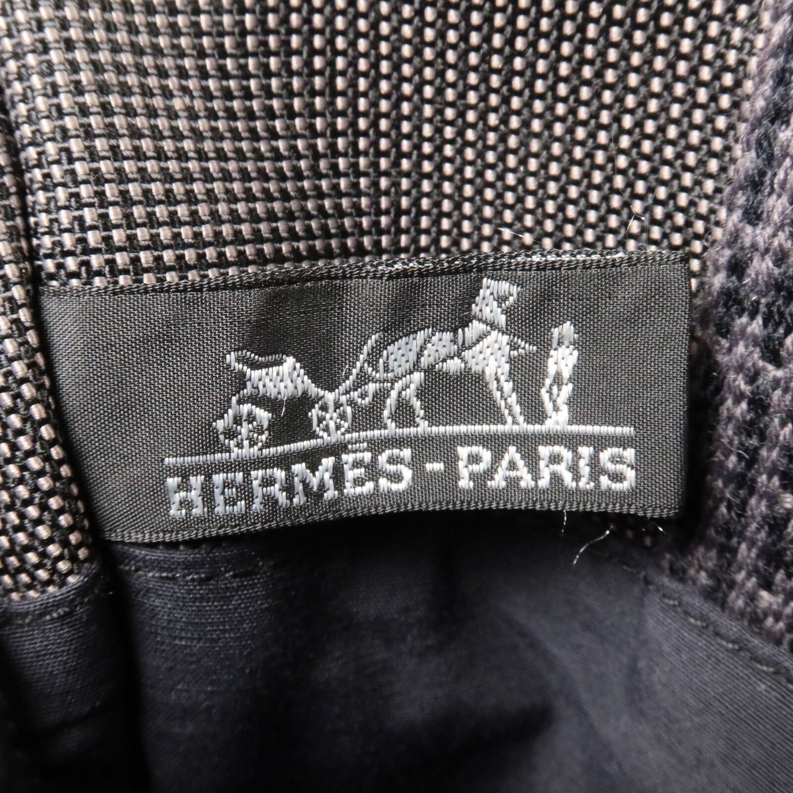 HERMES 【激減優惠】帆布Herline Pochette肩背袋Grey