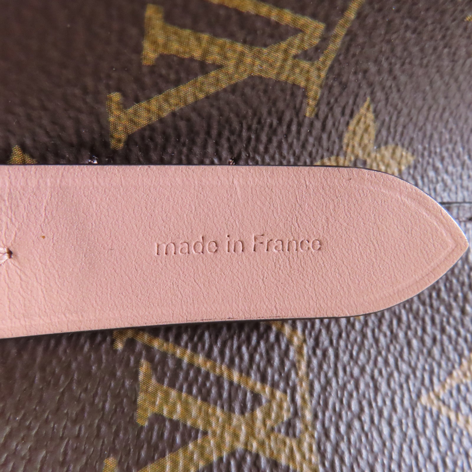 LOUIS VUITTON Monogram Neo Noe MM金扣肩背袋啡色/粉紅色