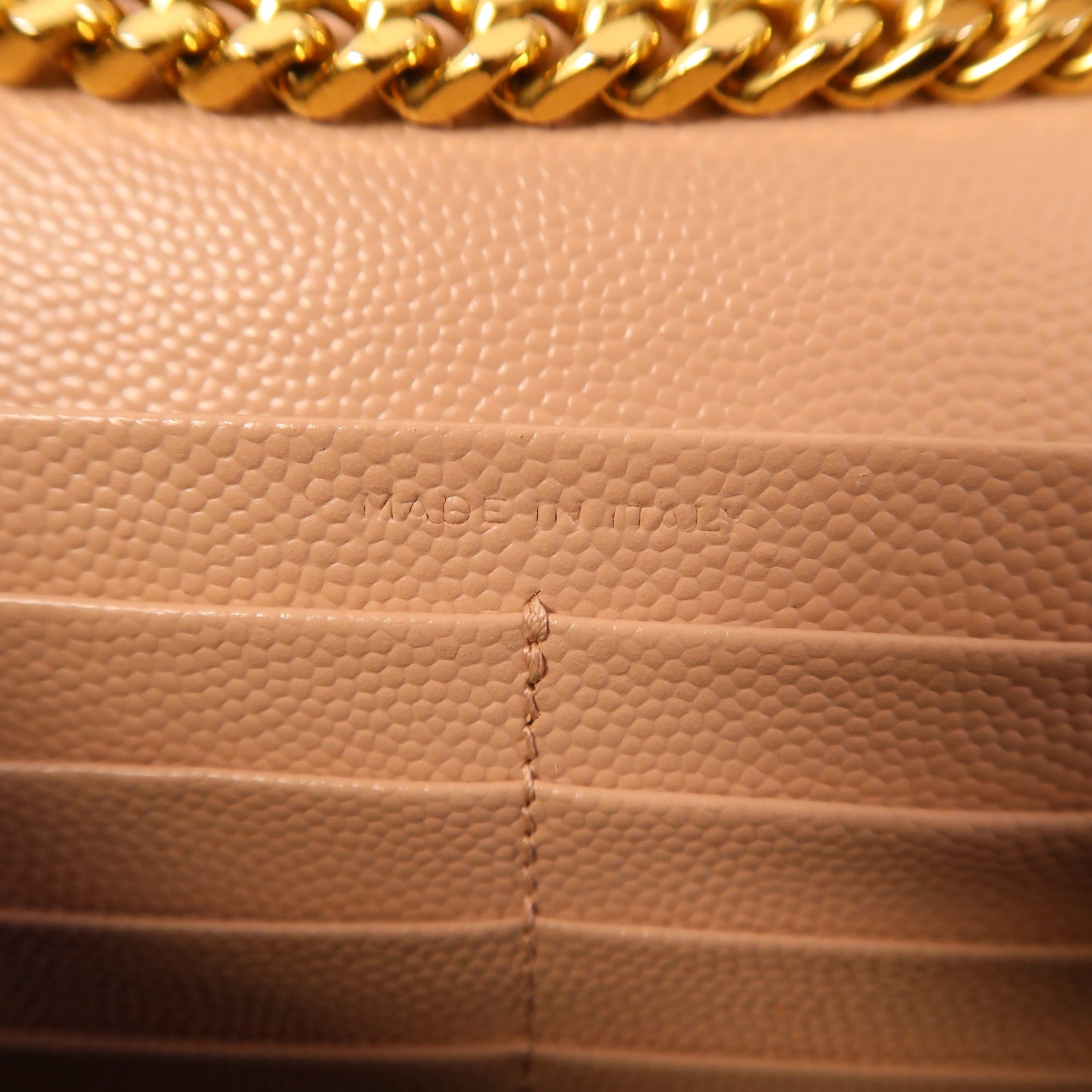 SAINT LAURENT 牛皮皮革Cassandra Classic金扣鏈帶肩背袋